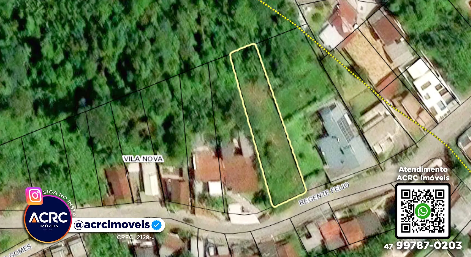 ACRC Imóveis - TE01344 - Terreno com um total de 1.108,45m a Venda no Bairro Itoupava Seca em Blumenau — foto 5