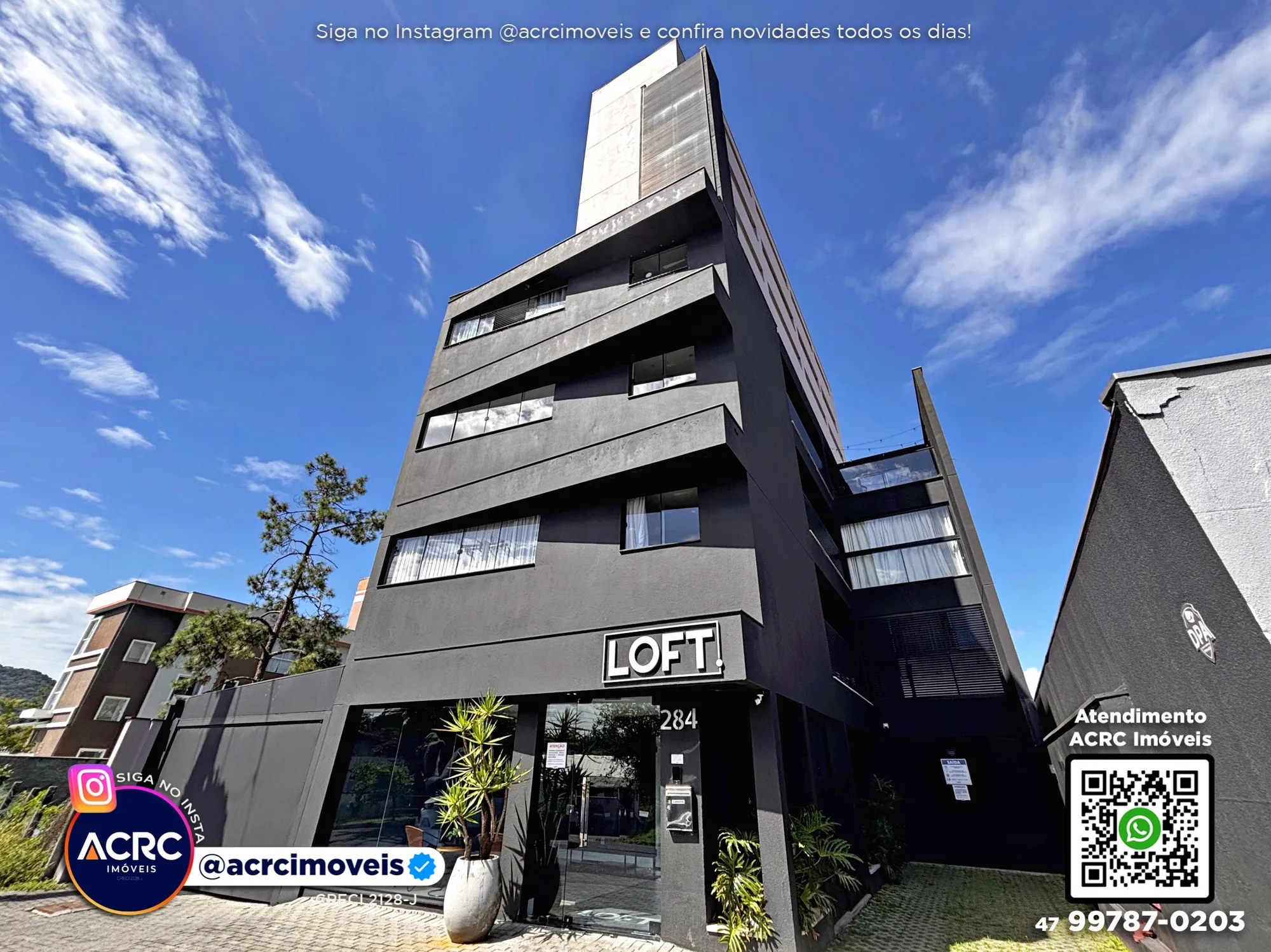 ACRC Imóveis - AP10058 - Apartamento Loft a Venda no Bairro Itoupava Seca em Blumenau — foto 2