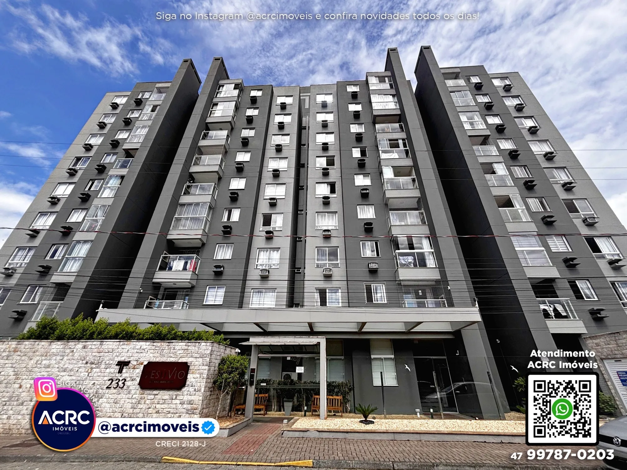 ACRC Imóveis - AP10057 - Apartamento a Venda no Bairro Água Verde em Blumenau — foto 2