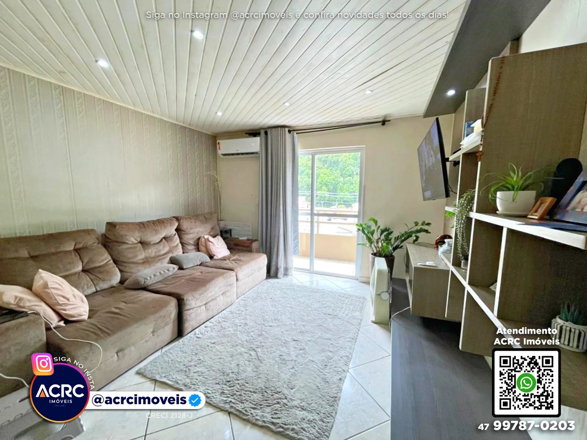 ACRC Imóveis - AP10056 - Apartamento no último andar a Venda no Bairro Valparaíso em Blumenau — foto 3