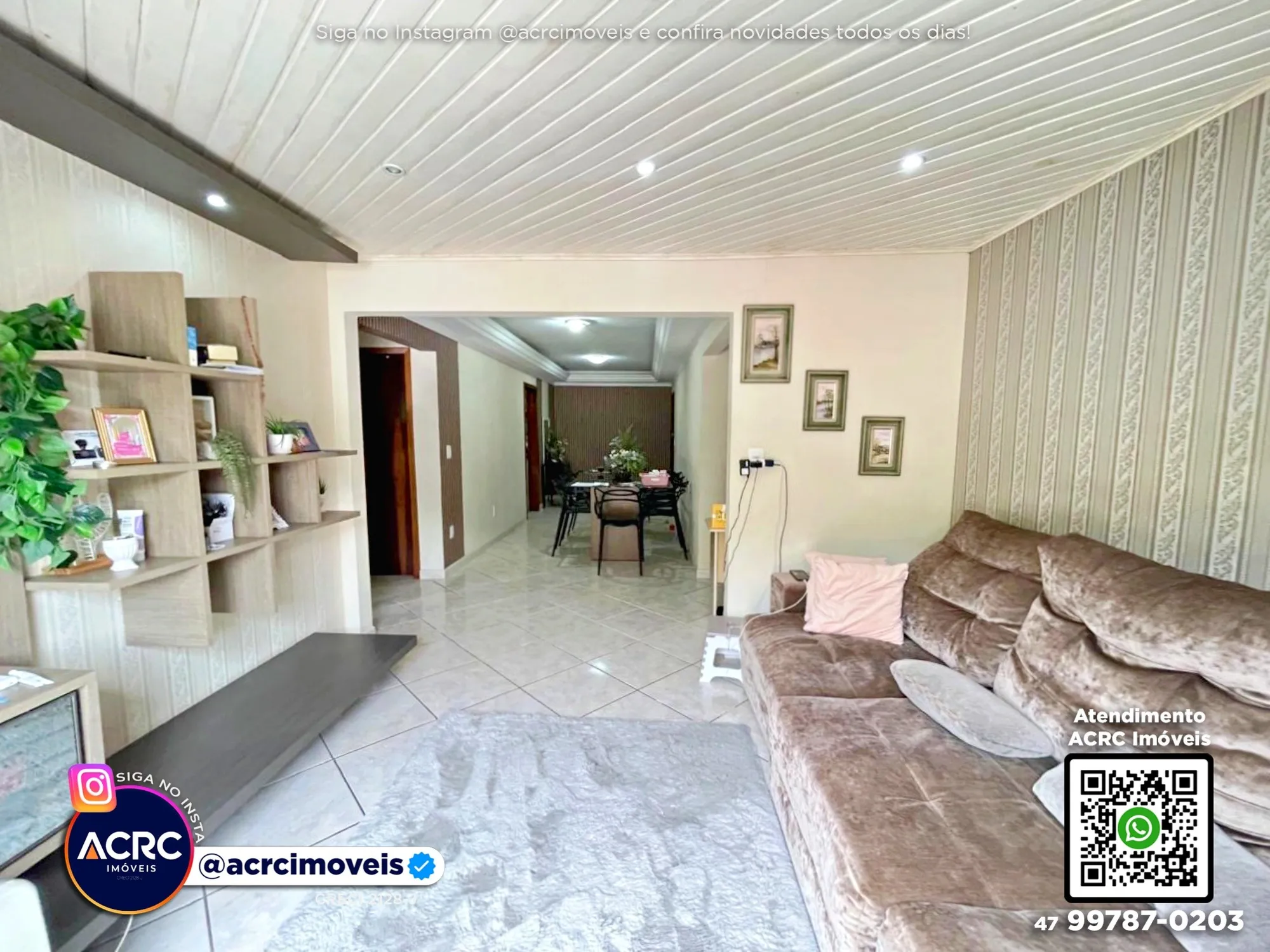 ACRC Imóveis - AP10056 - Apartamento no último andar a Venda no Bairro Valparaíso em Blumenau — foto 4