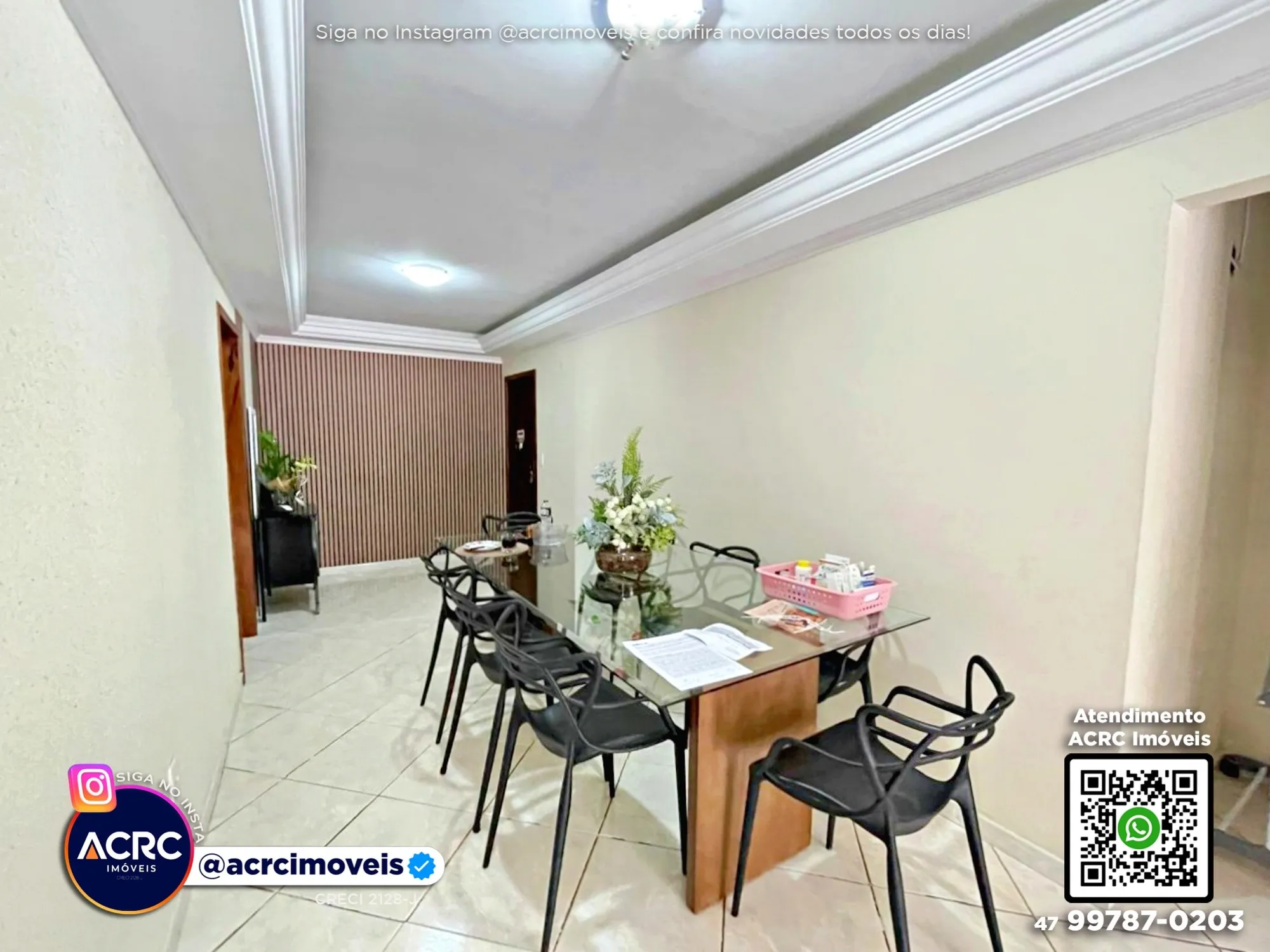ACRC Imóveis - AP10056 - Apartamento no último andar a Venda no Bairro Valparaíso em Blumenau — foto 5