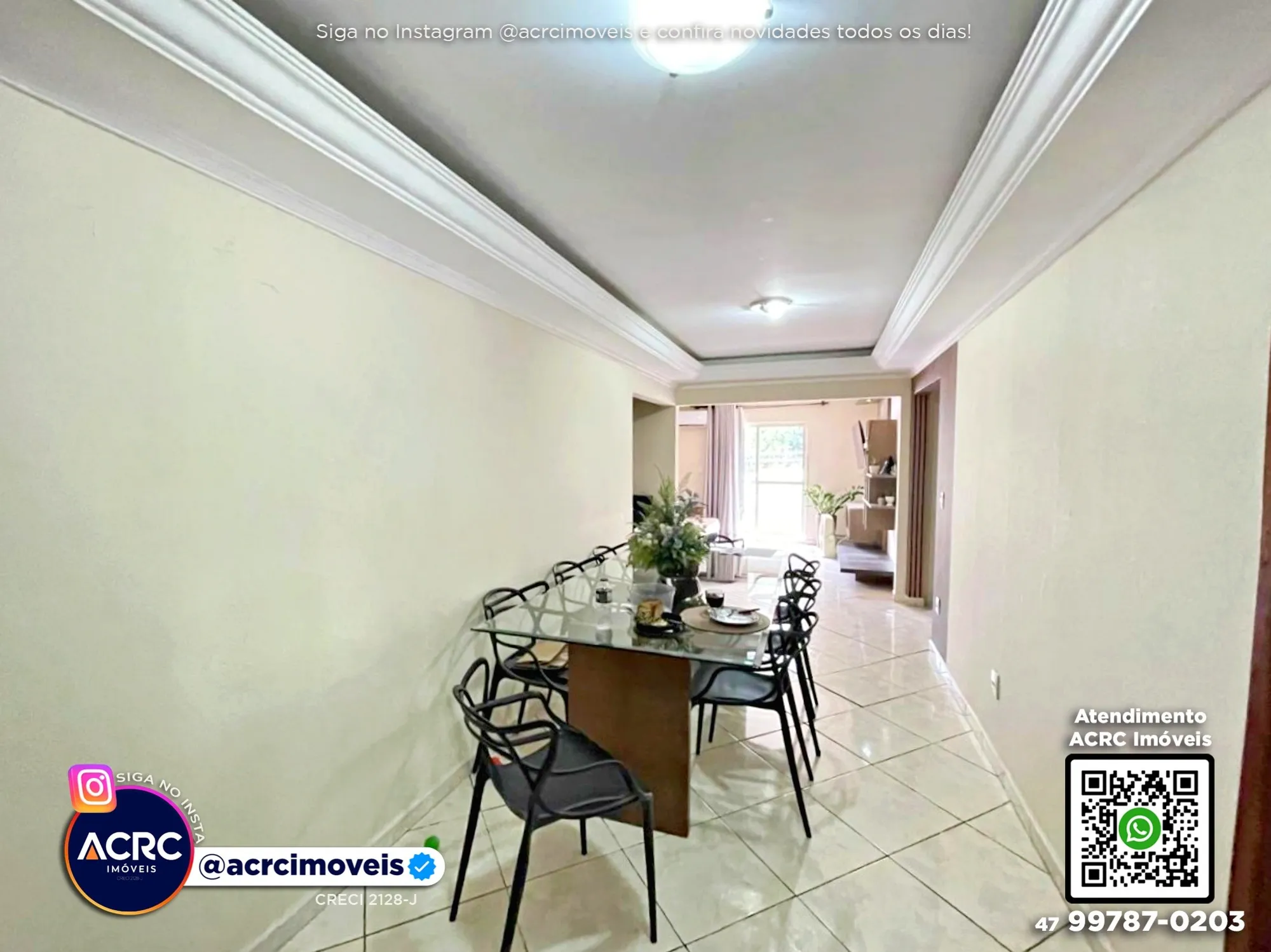 ACRC Imóveis - AP10056 - Apartamento no último andar a Venda no Bairro Valparaíso em Blumenau — foto 6