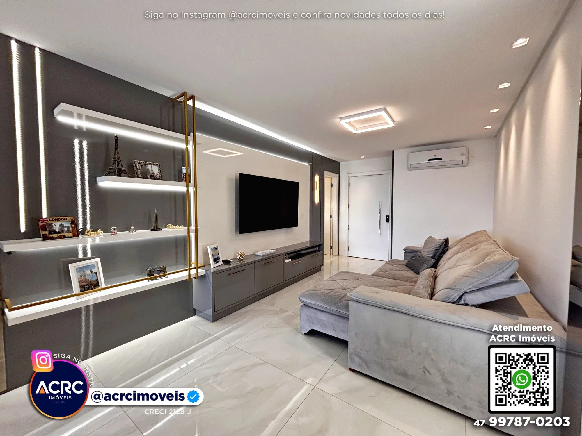 ACRC Imóveis - AP10053 - Apartamento a Venda no Bairro Itoupava Seca em Blumenau — foto 4