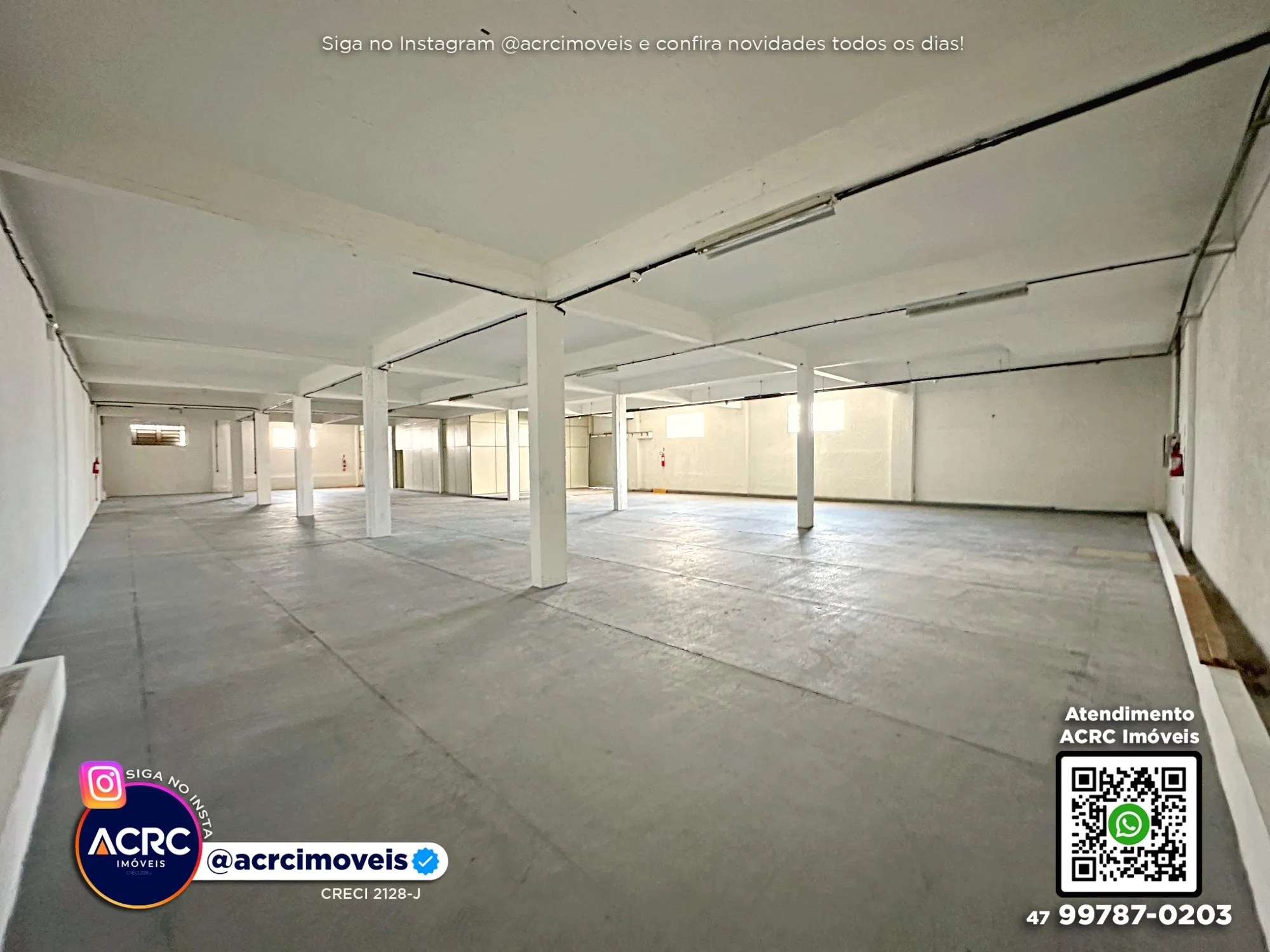 ACRC Imóveis - Galpão comercial para locação no Bairro Salto do Norte — foto 2