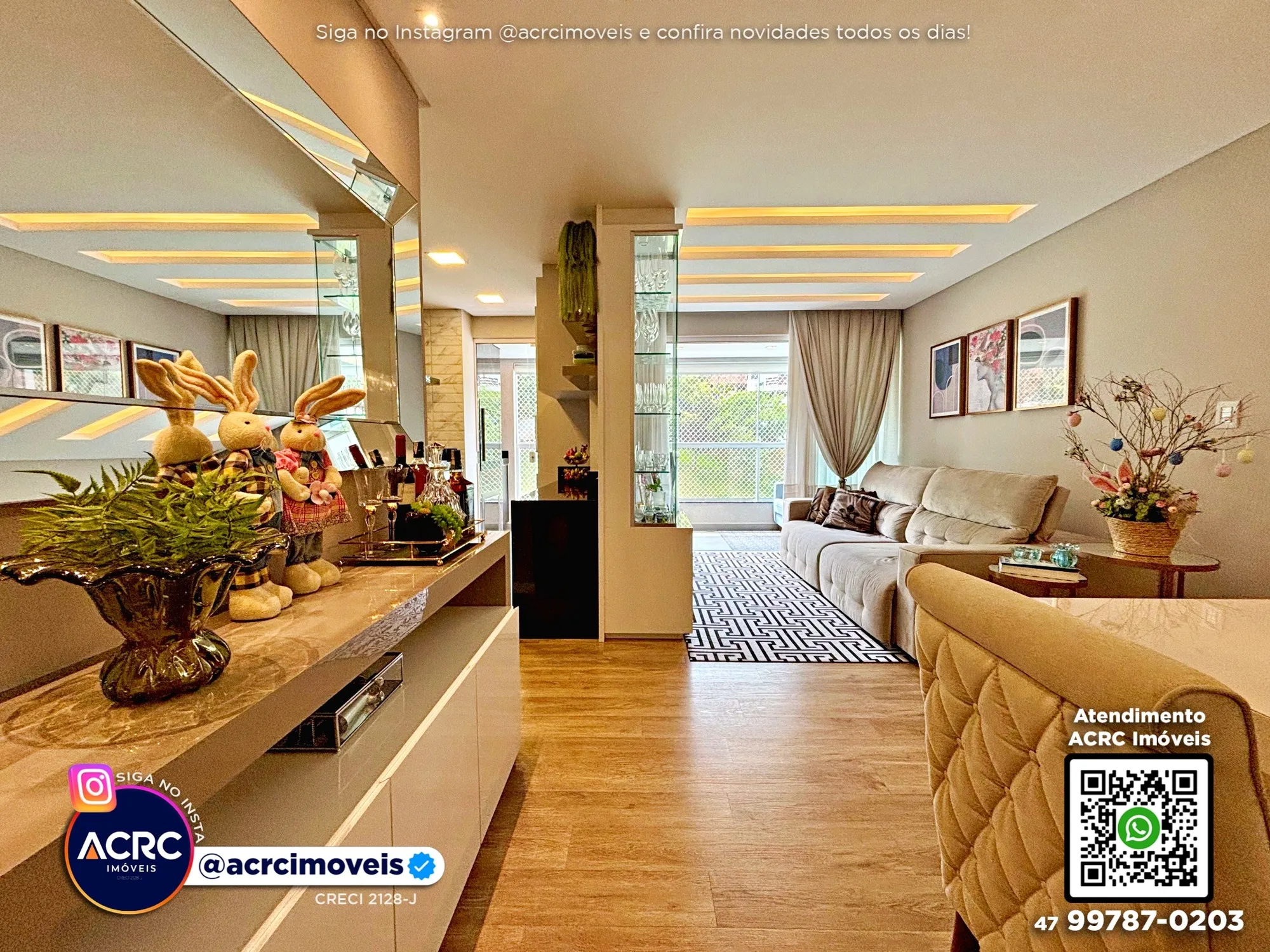ACRC Imóveis - AP10052 - Apartamento a Venda no Bairro Fortaleza em Blumenau — foto 5
