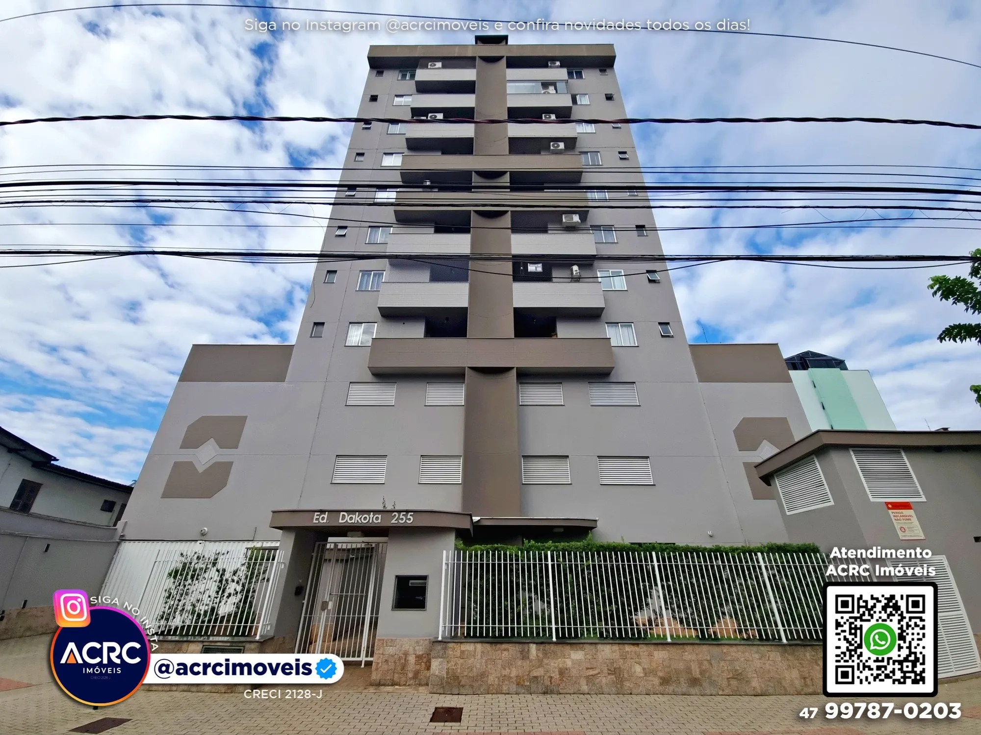 ACRC Imóveis - AP10050 - Apartamento para Locação no Bairro Vila Nova em Blumenau - foto 1