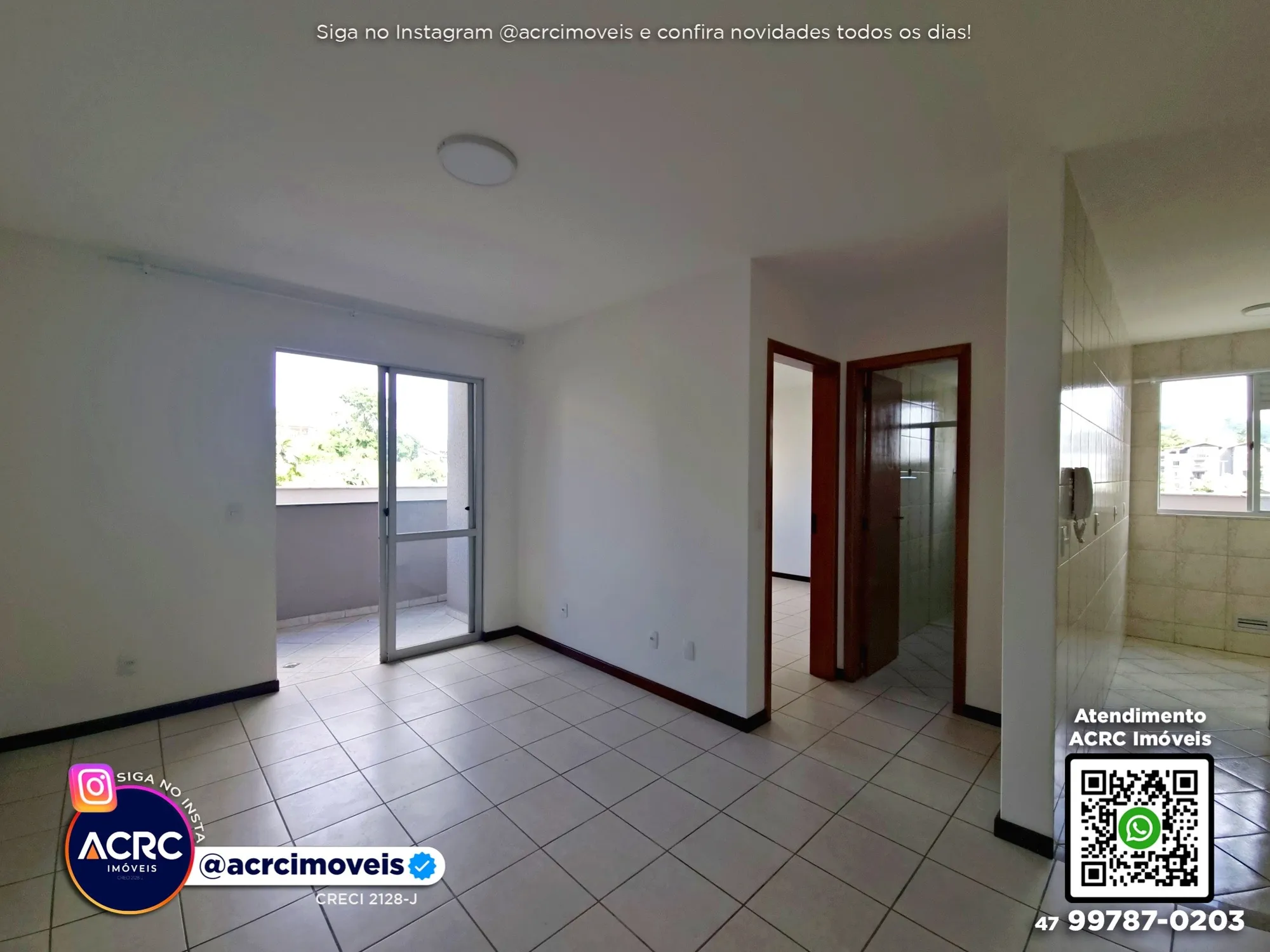 ACRC Imóveis - AP10050 - Apartamento para Locação no Bairro Vila Nova em Blumenau — foto 2