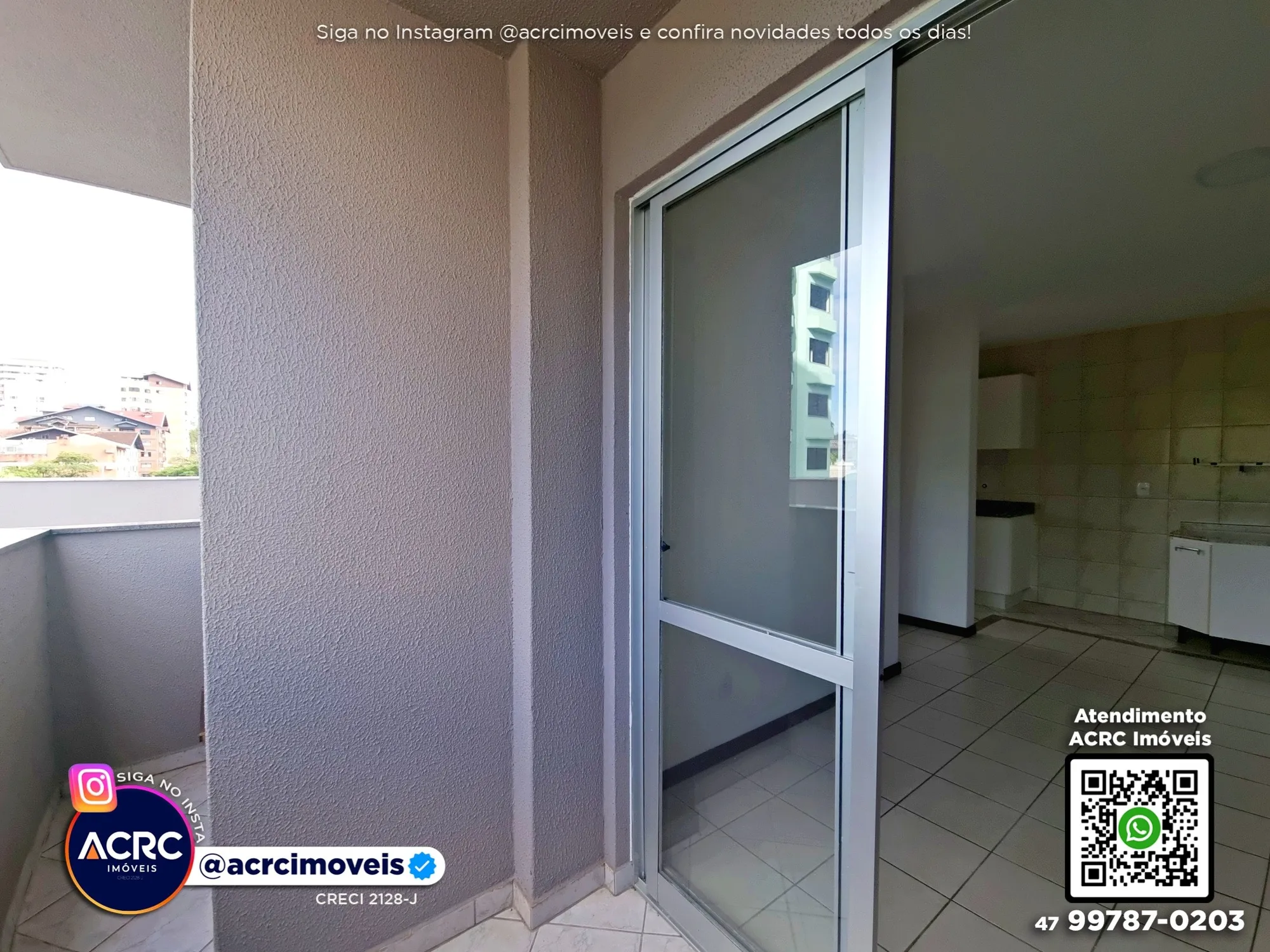 ACRC Imóveis - AP10050 - Apartamento para Locação no Bairro Vila Nova em Blumenau — foto 4