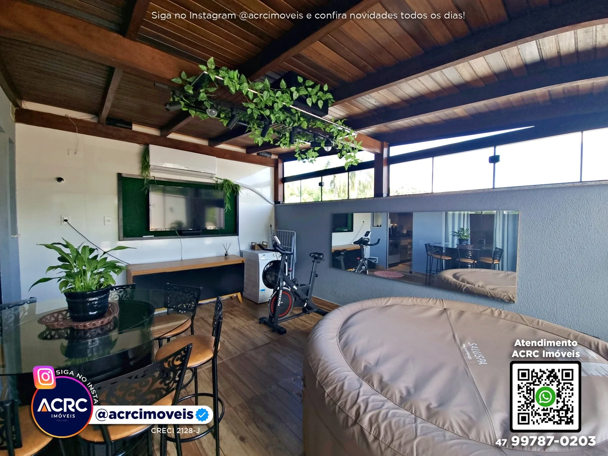 ACRC Imóveis - AP10049 - Apartamento com terraço para Locação no Bairro Velha em Blumenau — foto 3