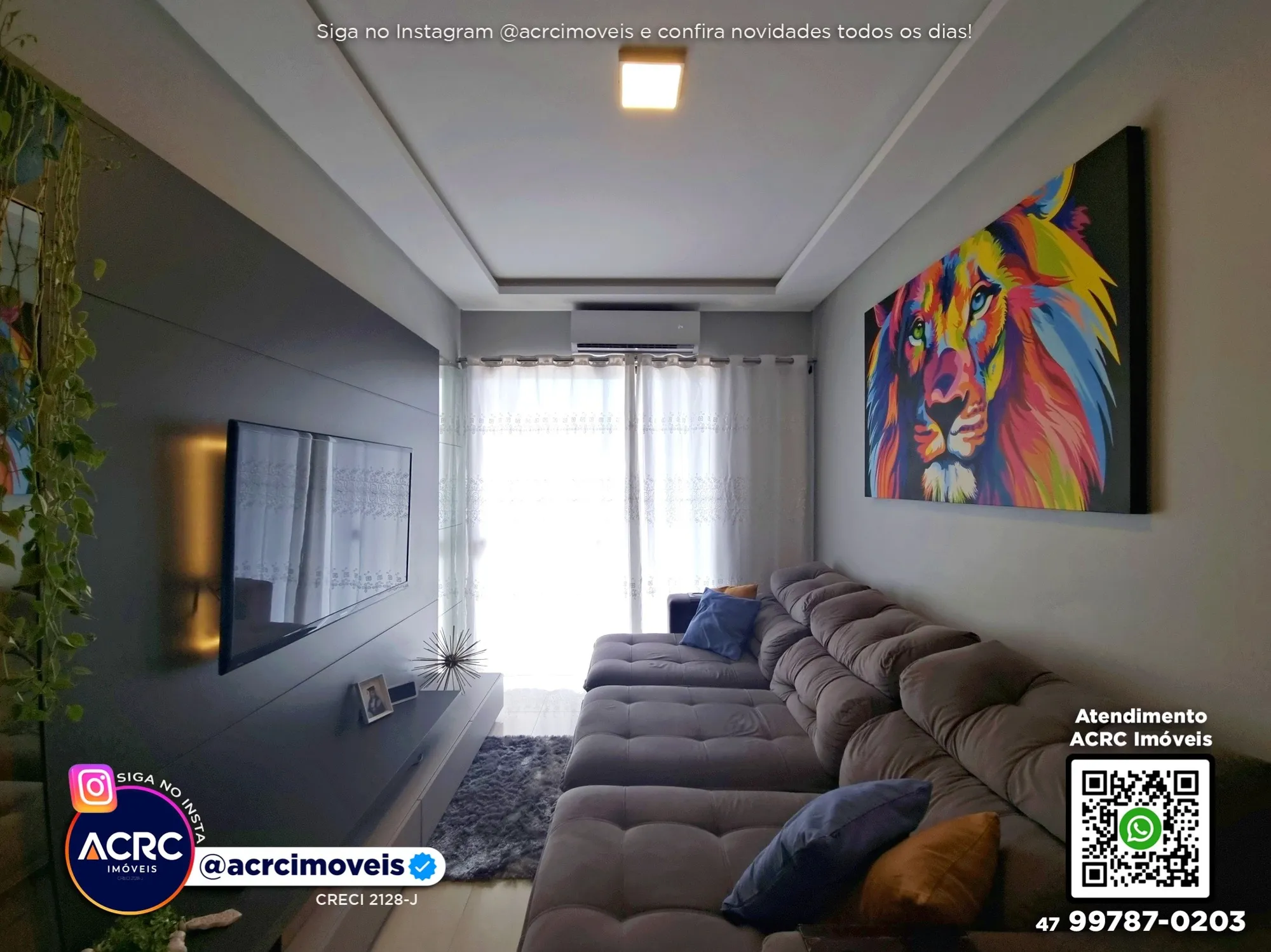 ACRC Imóveis - AP10049 - Apartamento com terraço para Locação no Bairro Velha em Blumenau — foto 4