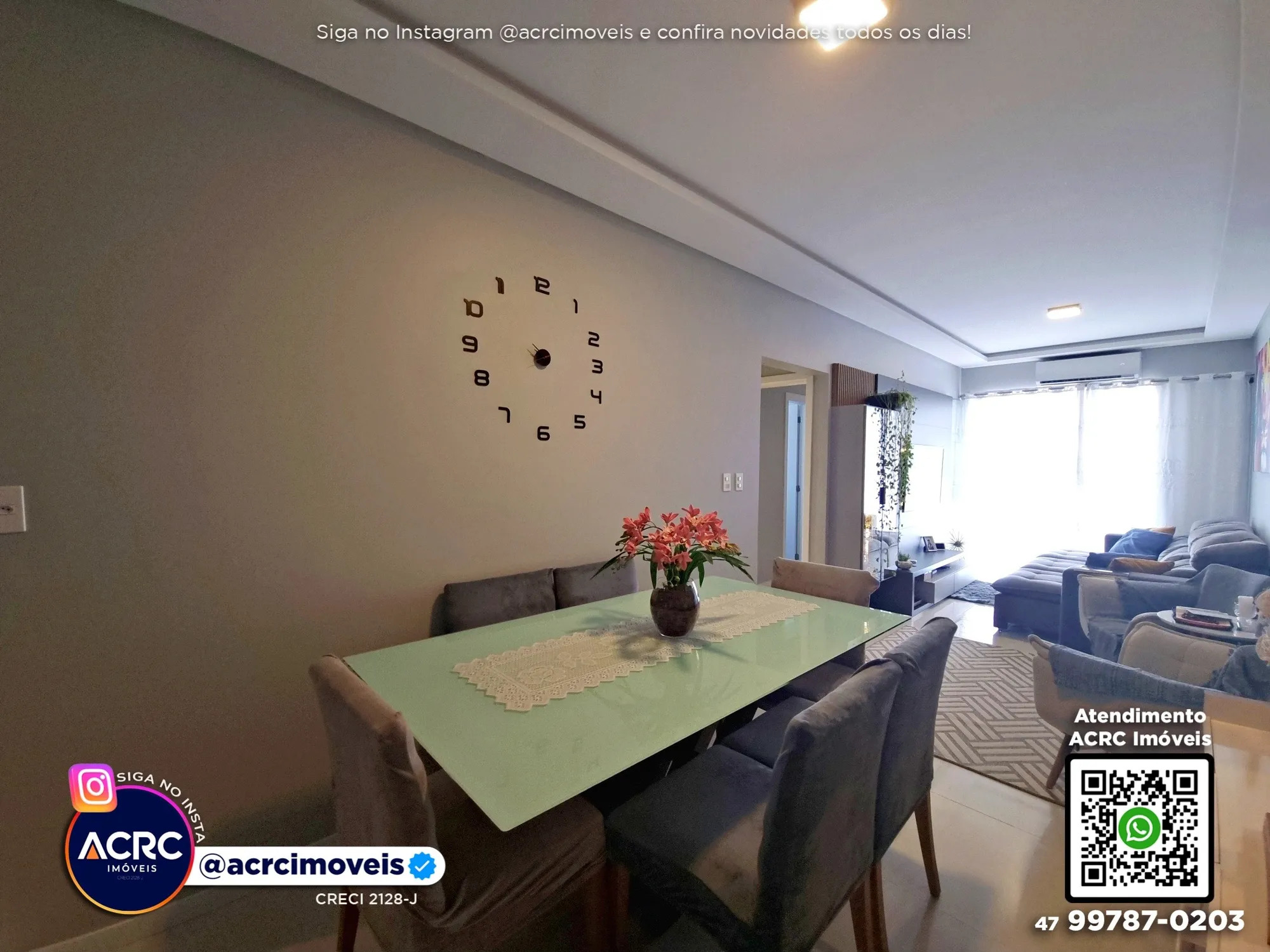 ACRC Imóveis - AP10049 - Apartamento com terraço para Locação no Bairro Velha em Blumenau — foto 5