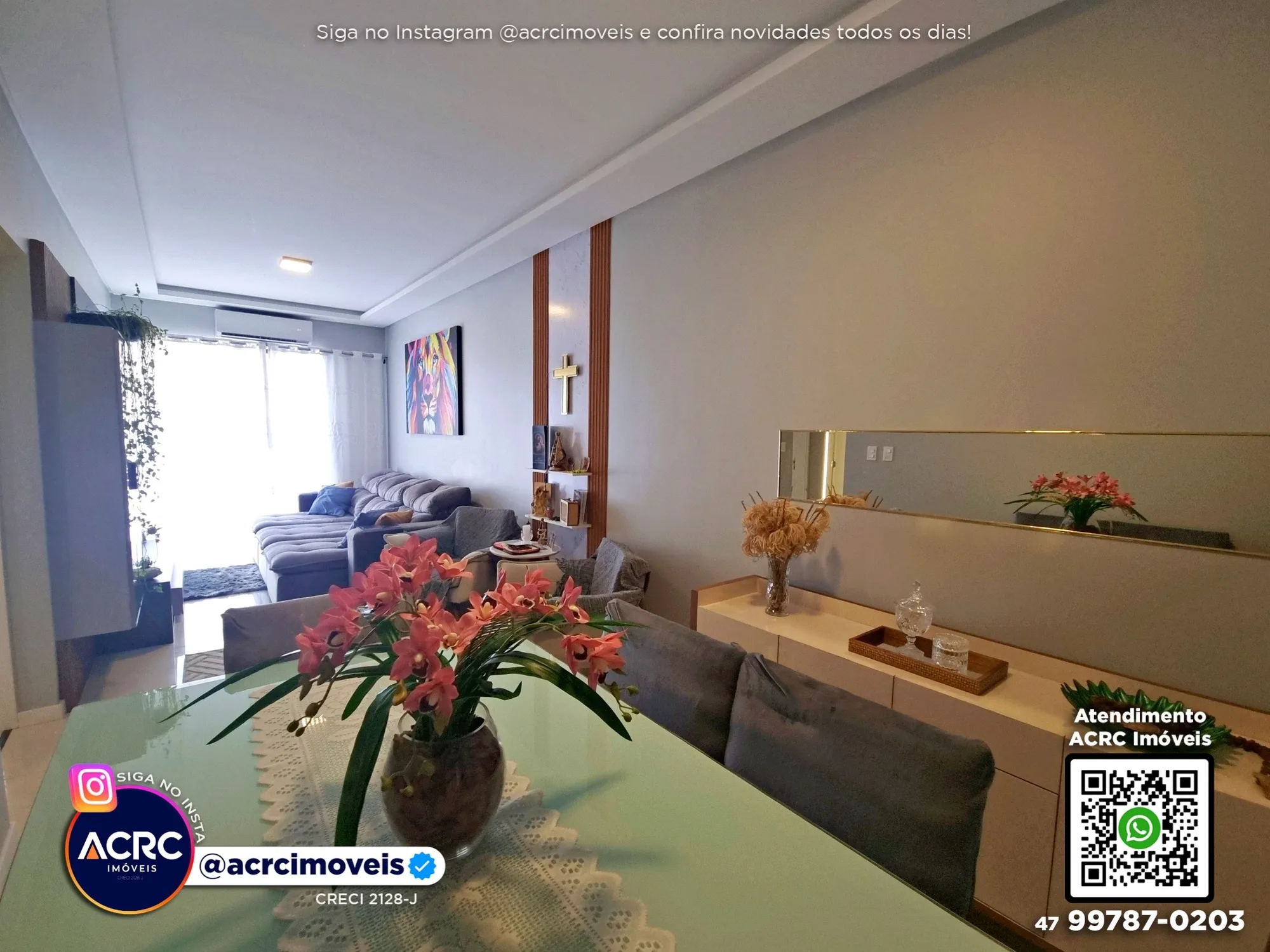 ACRC Imóveis - AP10049 - Apartamento com terraço para Locação no Bairro Velha em Blumenau — foto 6