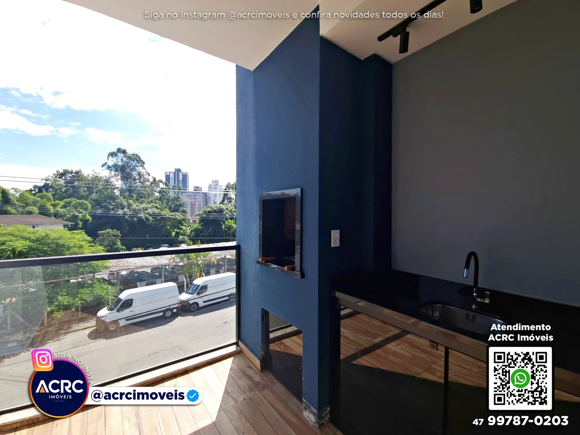 ACRC Imóveis - AP10049 - Apartamento com terraço para Locação no Bairro Velha em Blumenau — foto 7