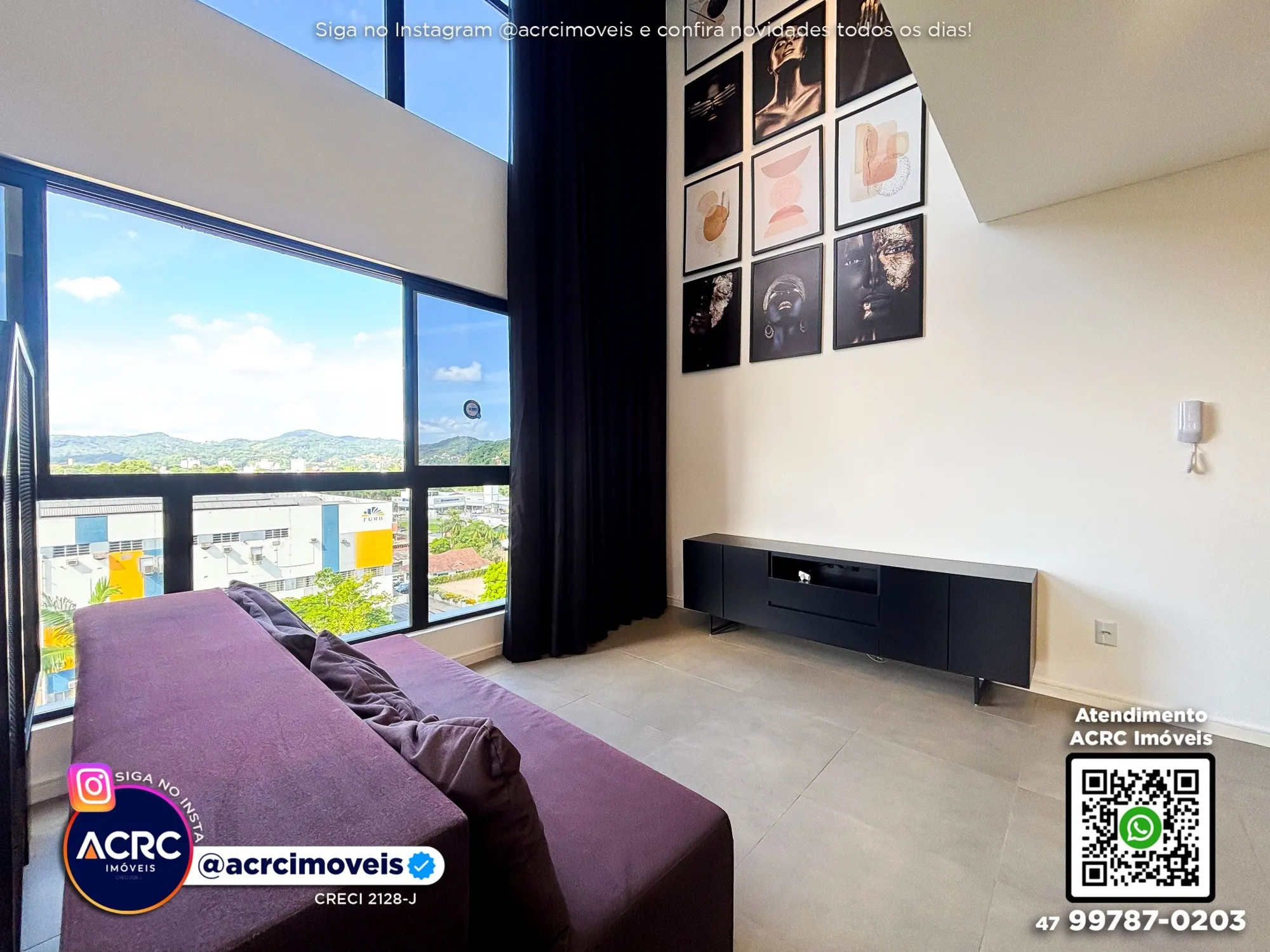 ACRC Imóveis - AP10046 - Loft para Locação no Bairro Itoupava Seca em Blumenau — foto 4