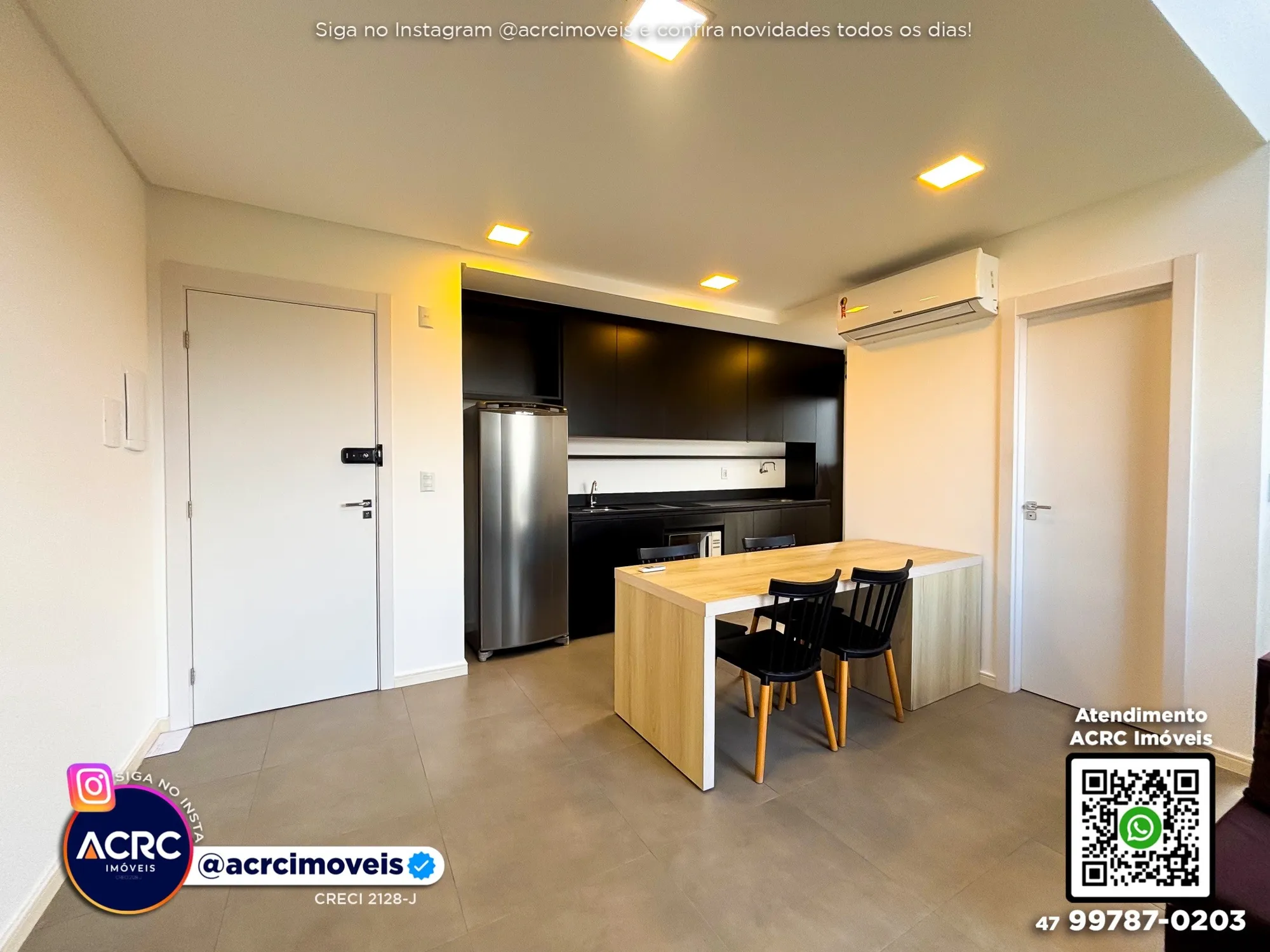 ACRC Imóveis - AP10046 - Loft para Locação no Bairro Itoupava Seca em Blumenau — foto 6