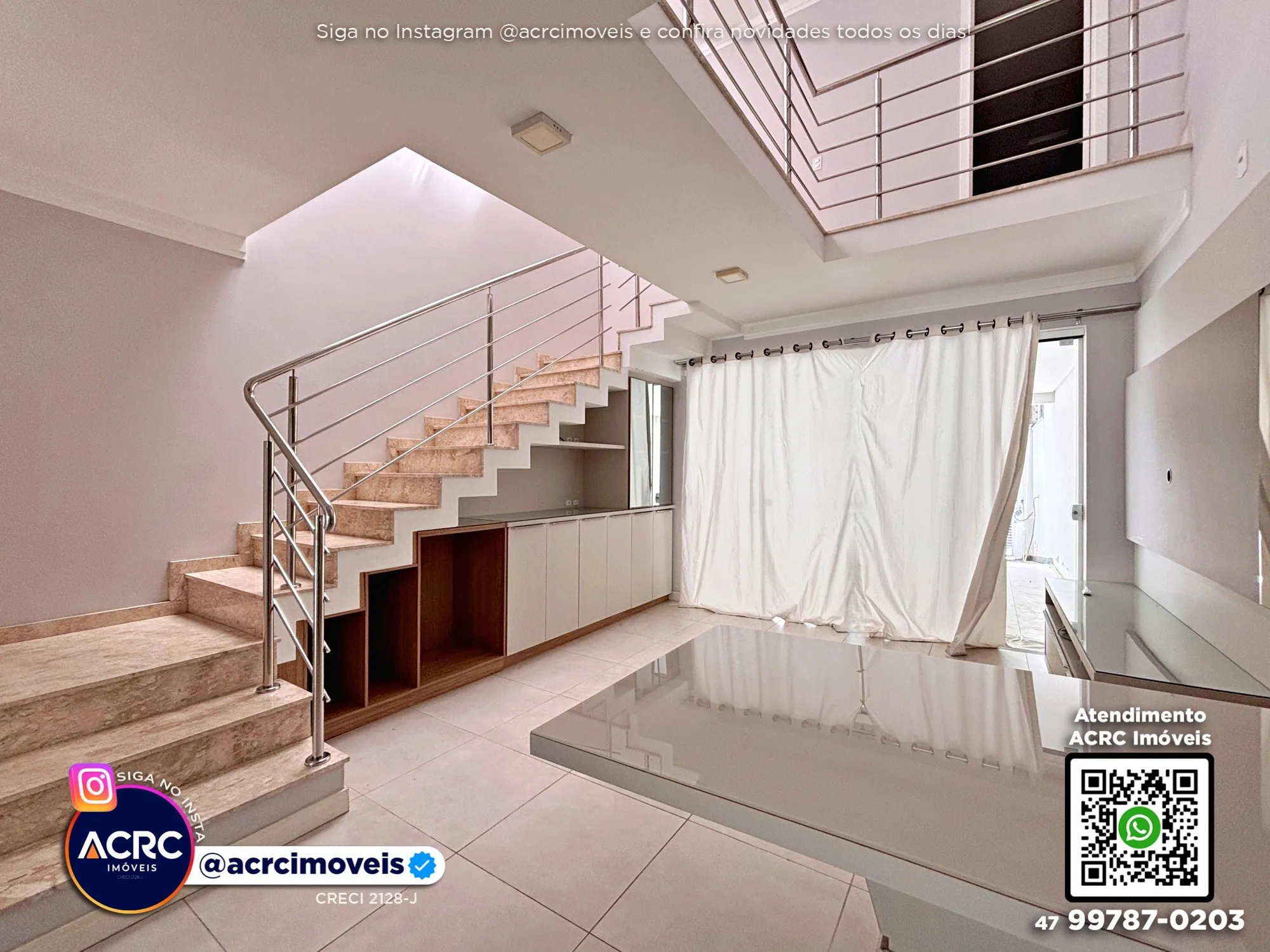 ACRC Imóveis - CA03694 - Sobrado a Venda no Bairro Fortaleza em Blumenau — foto 4