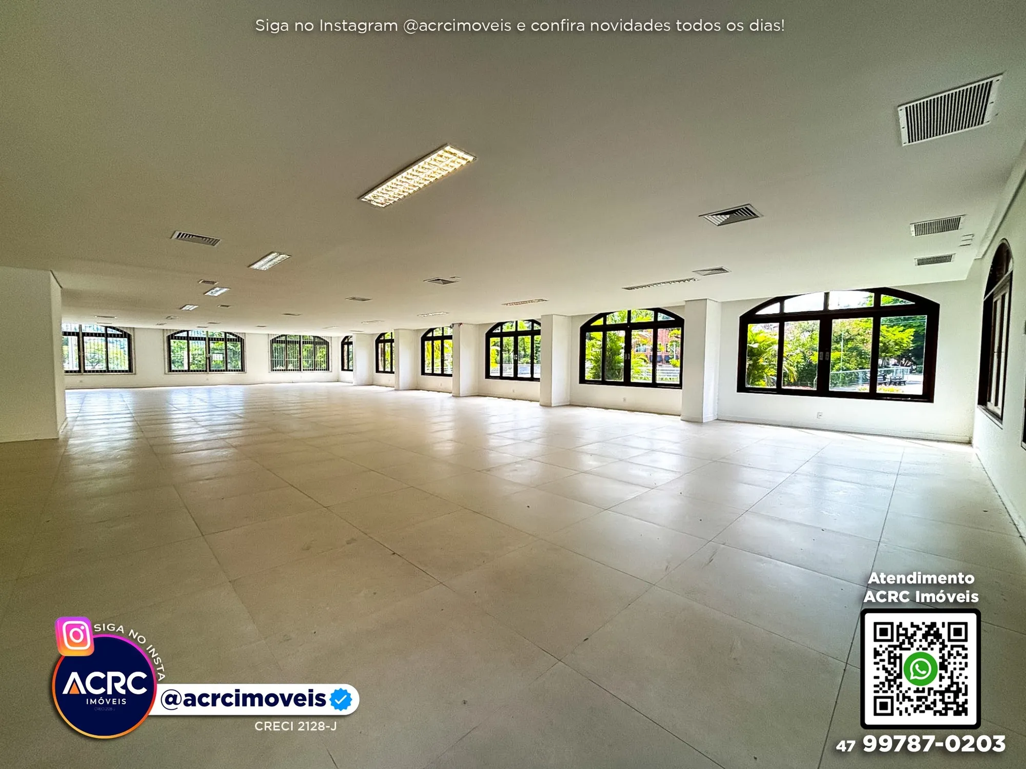 ACRC Imóveis - SA01367 - Sala Comercial para Locação no Bairro Centro em Blumenau — foto 2