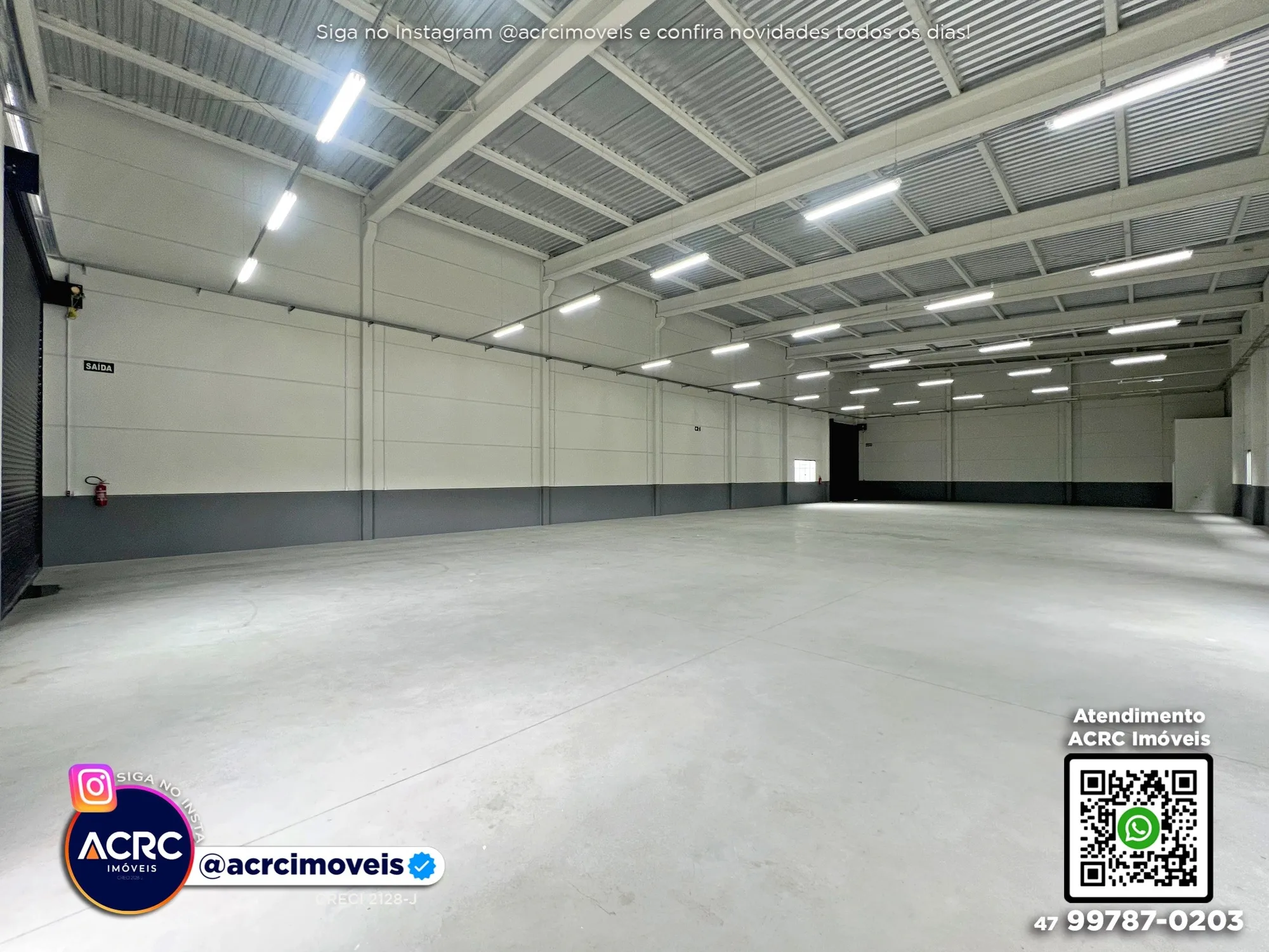 ACRC Imóveis - GL00422 - Galpão para Locação no Bairro Figueira em Gaspar - foto 1