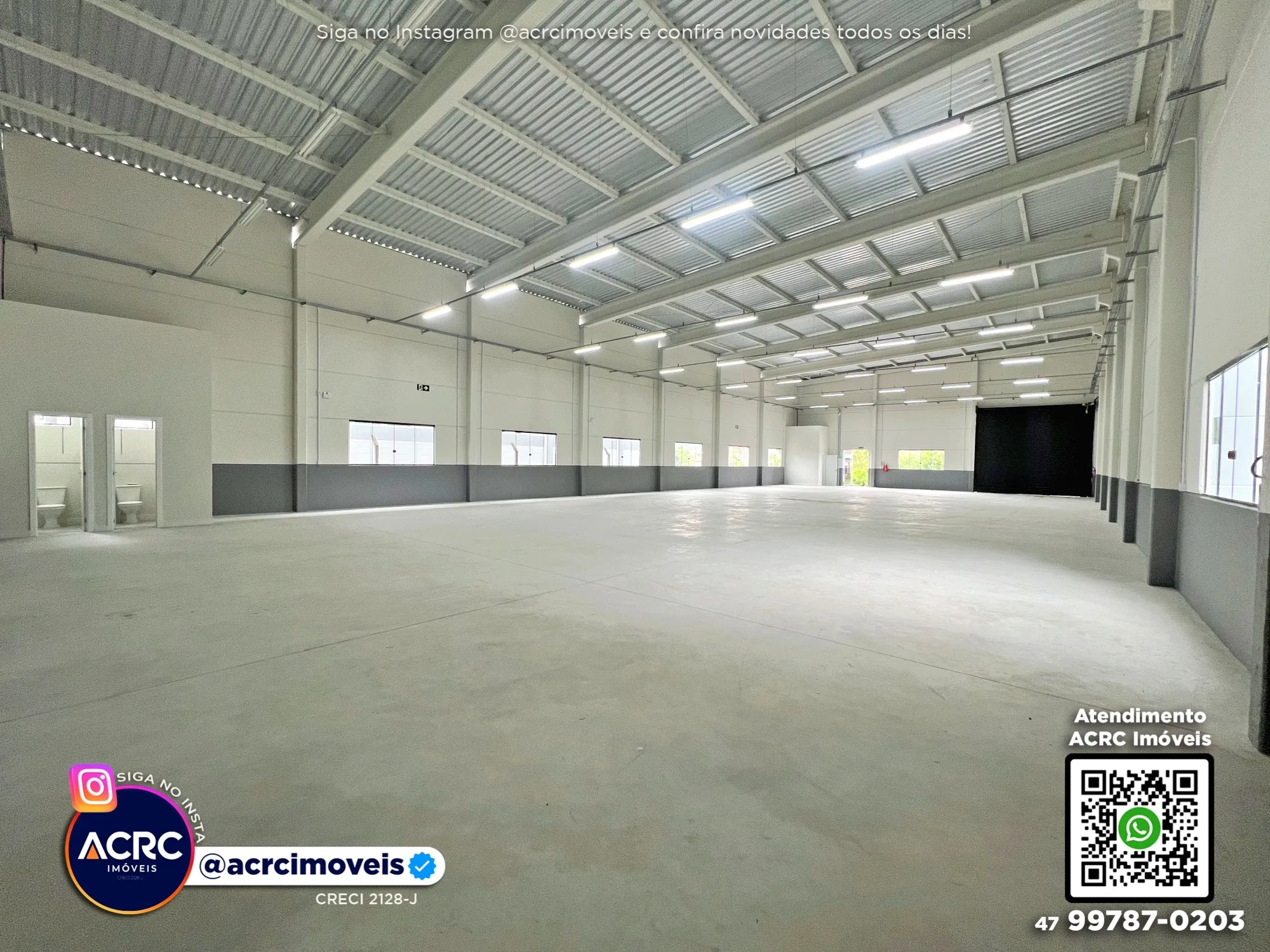 ACRC Imóveis - GL00422 - Galpão para Locação no Bairro Figueira em Gaspar — foto 3