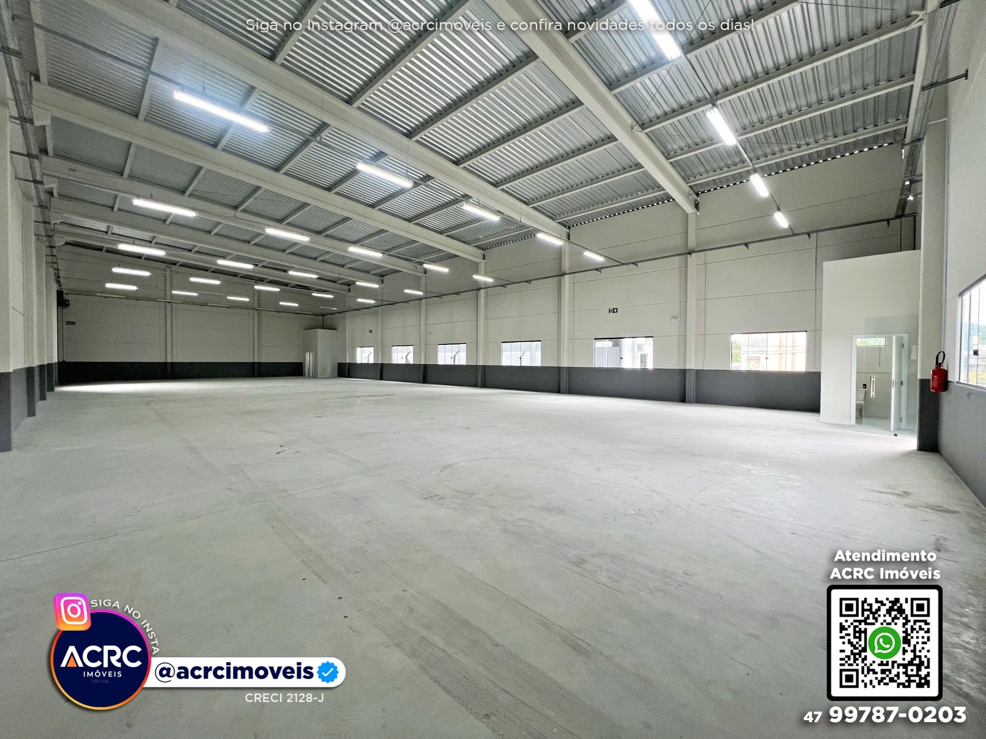 ACRC Imóveis - GL00422 - Galpão para Locação no Bairro Figueira em Gaspar — foto 4