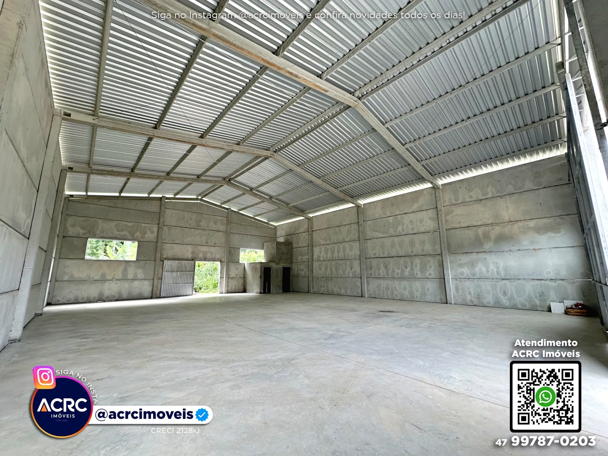 ACRC Imóveis - GL00421 - Galpão para Locação no Bairro Encano do Norte em Indaial — foto 4