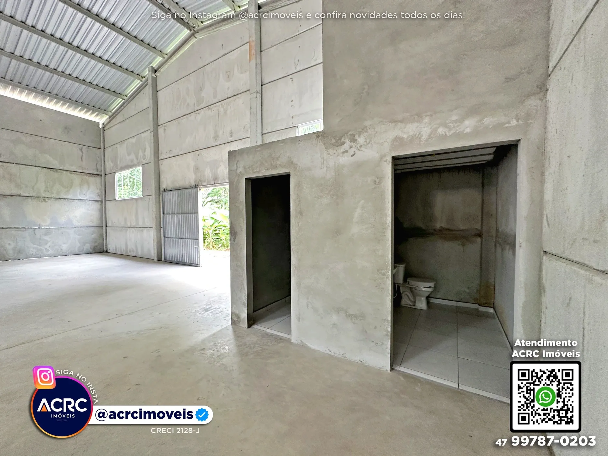 ACRC Imóveis - GL00421 - Galpão para Locação no Bairro Encano do Norte em Indaial — foto 7