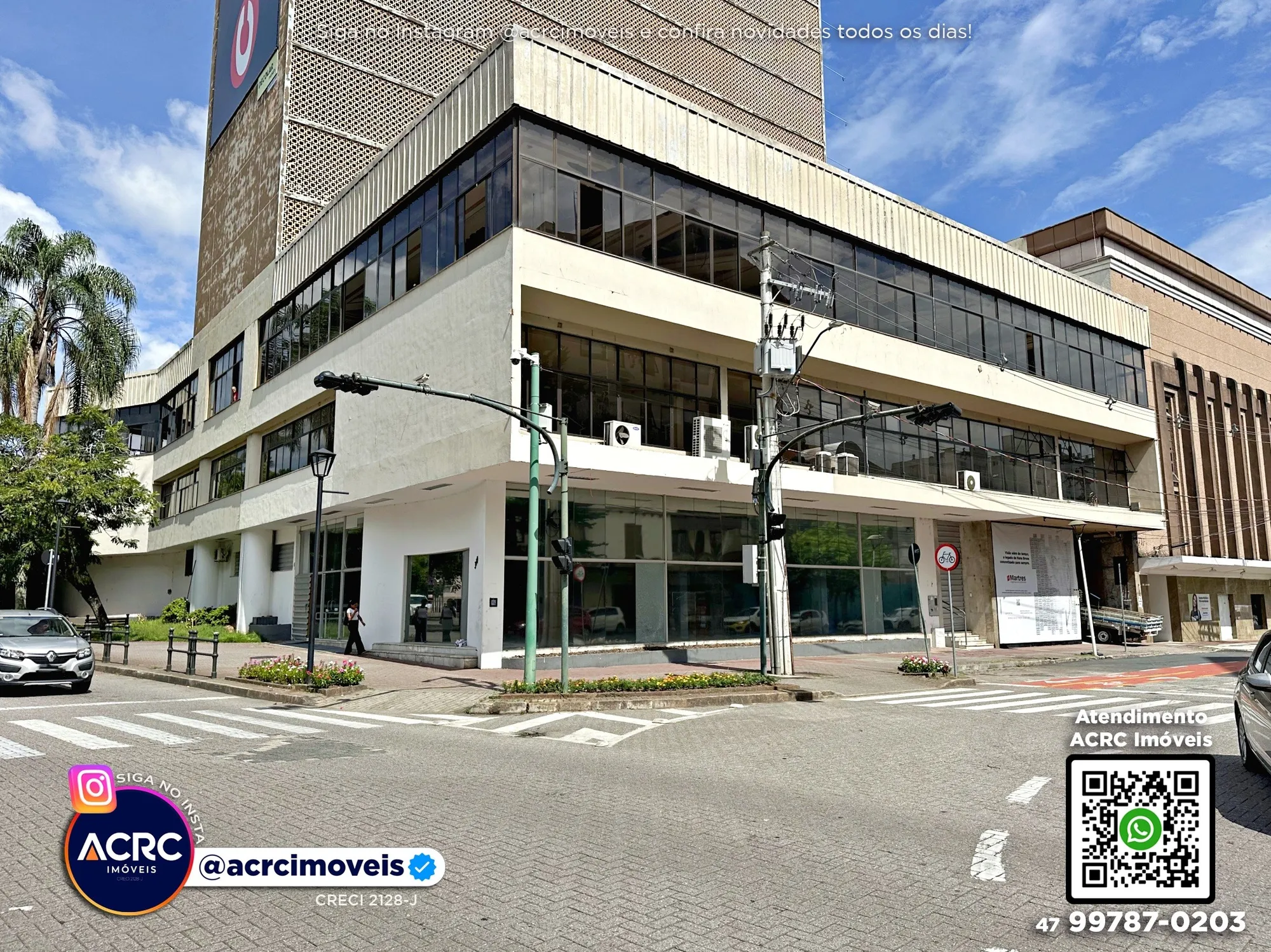 ACRC Imóveis - LJ00522 - Loja e sobre Loja para Locação no Centro de Blumenau - foto 1
