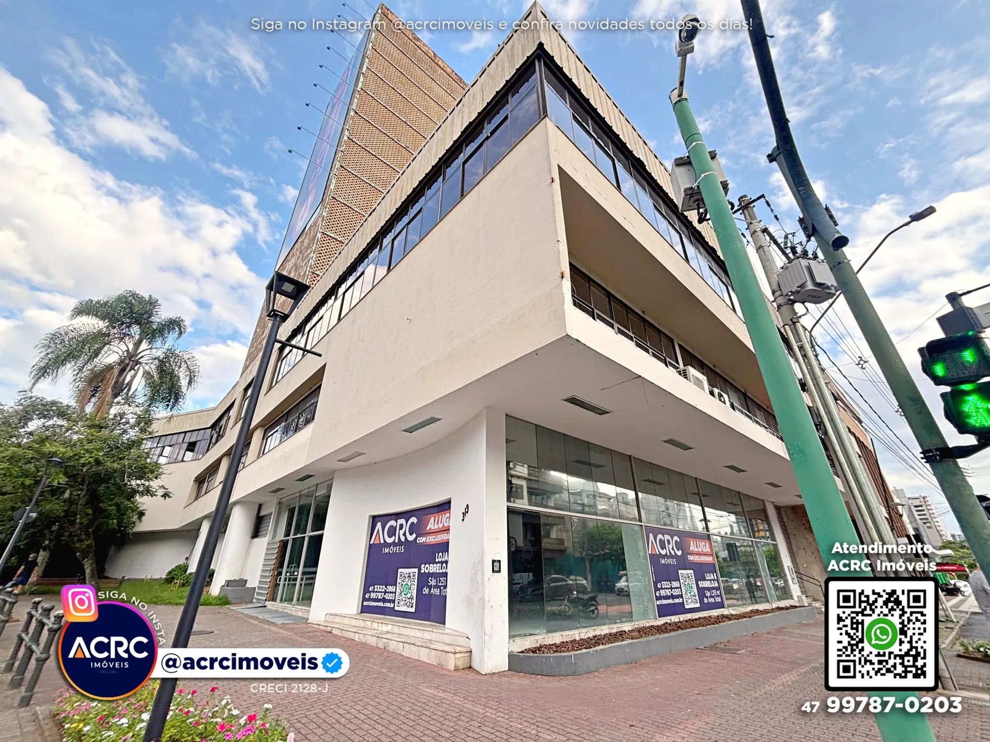 ACRC Imóveis - LJ00522 - Loja e sobre Loja para Locação no Centro de Blumenau — foto 2