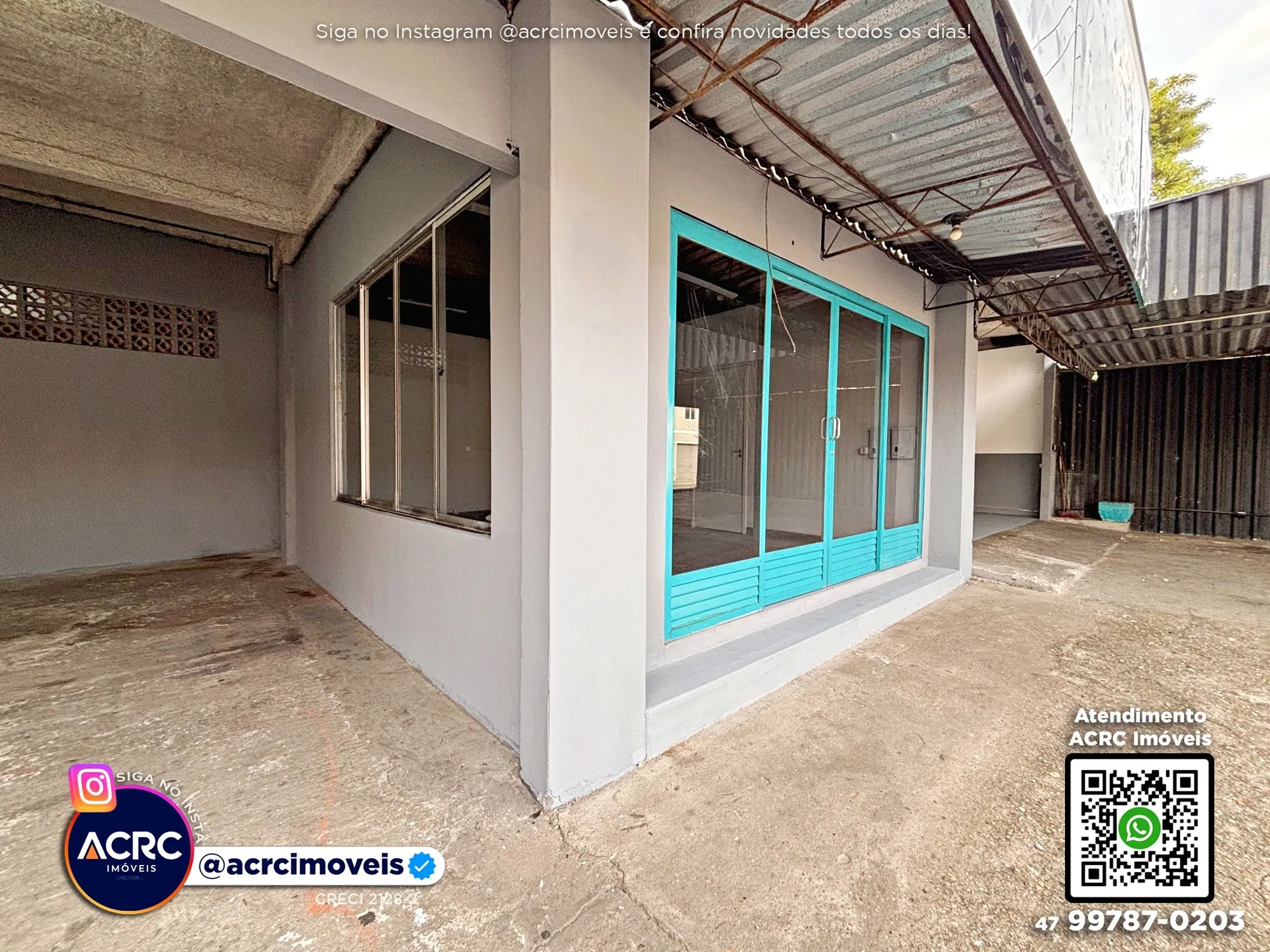 ACRC Imóveis - SA01365 - Loja Comercial para Locação no Bairro da Velha em Blumenau — foto 4