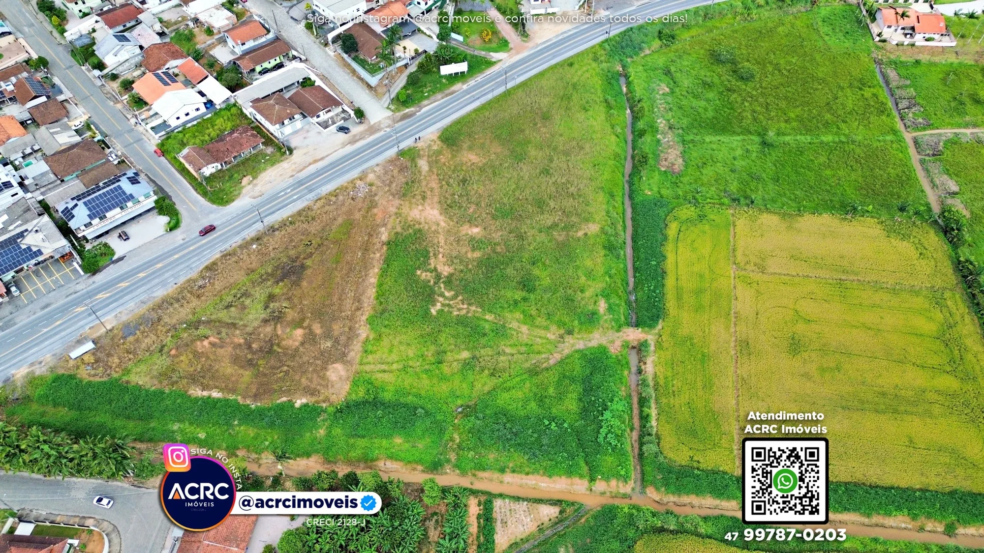 ACRC Imóveis - TE01337 - Terreno com um total de 7.000m a Venda no Bairro Santa Terezinha em Gaspar — foto 3