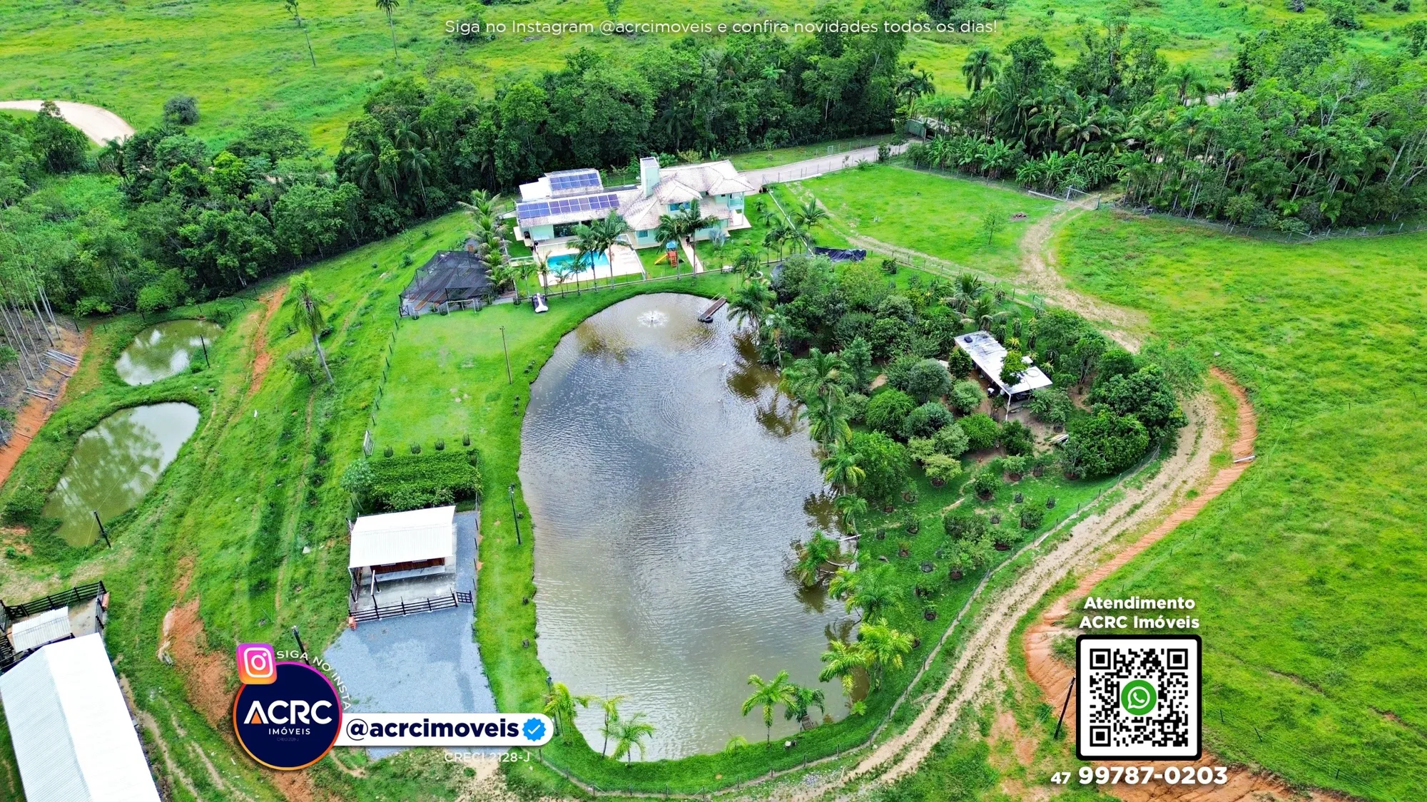 ACRC Imóveis - ST00088 - Sítio a Venda no Bairro Belchior Baixo em Gaspar - foto 1