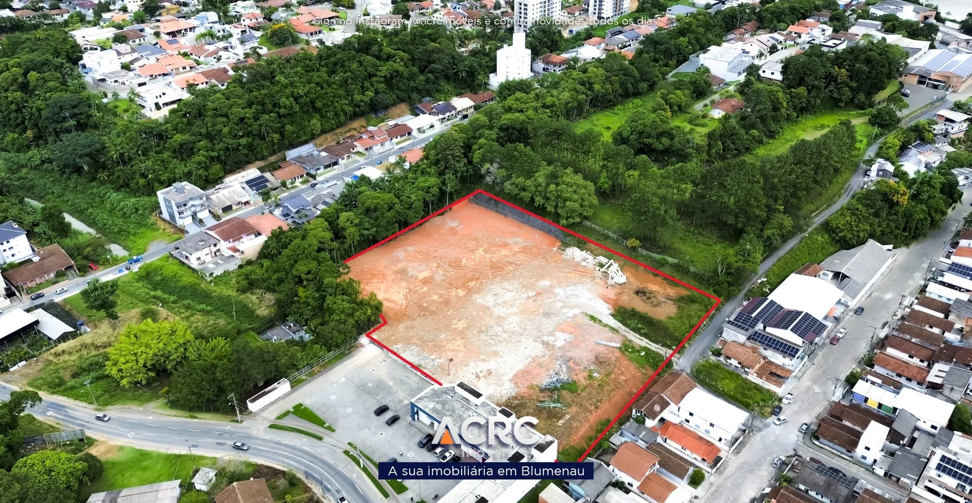 ACRC Imóveis - TE01336 - Terreno com um total de 12.892,45m a Venda no Bairro Itoupava Norte - foto 1