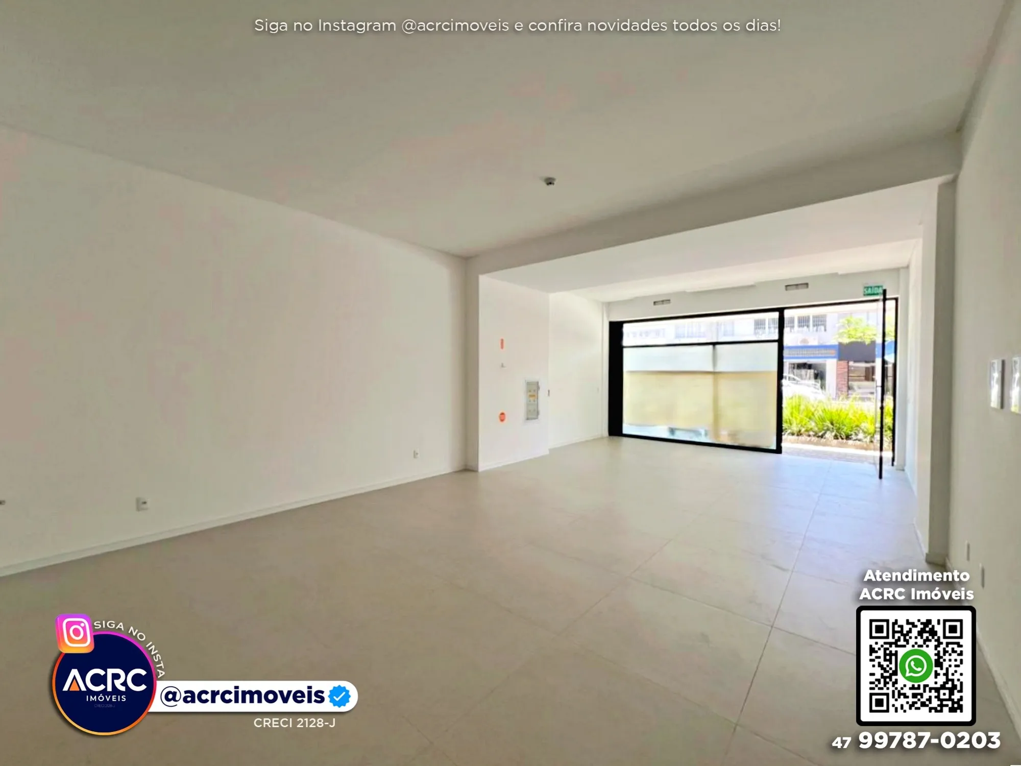 ACRC Imóveis - LJ00516 - Sala comercial para Locação no Bairro da Velha em Blumenau — foto 4