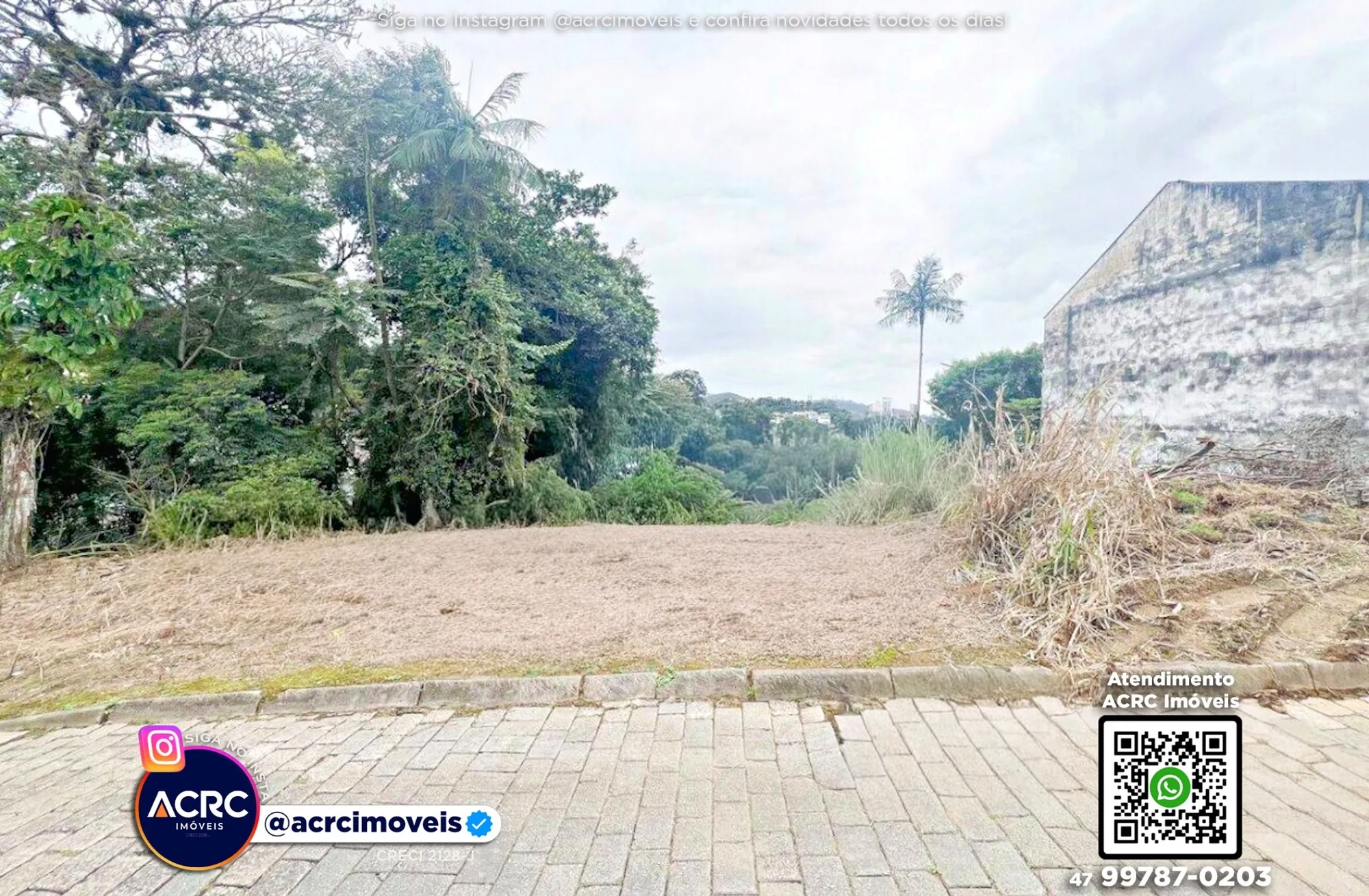 ACRC Imóveis - TE01334 - Terreno com um total de 546,45m a Venda no Bairro Velha em Blumenau - foto 1