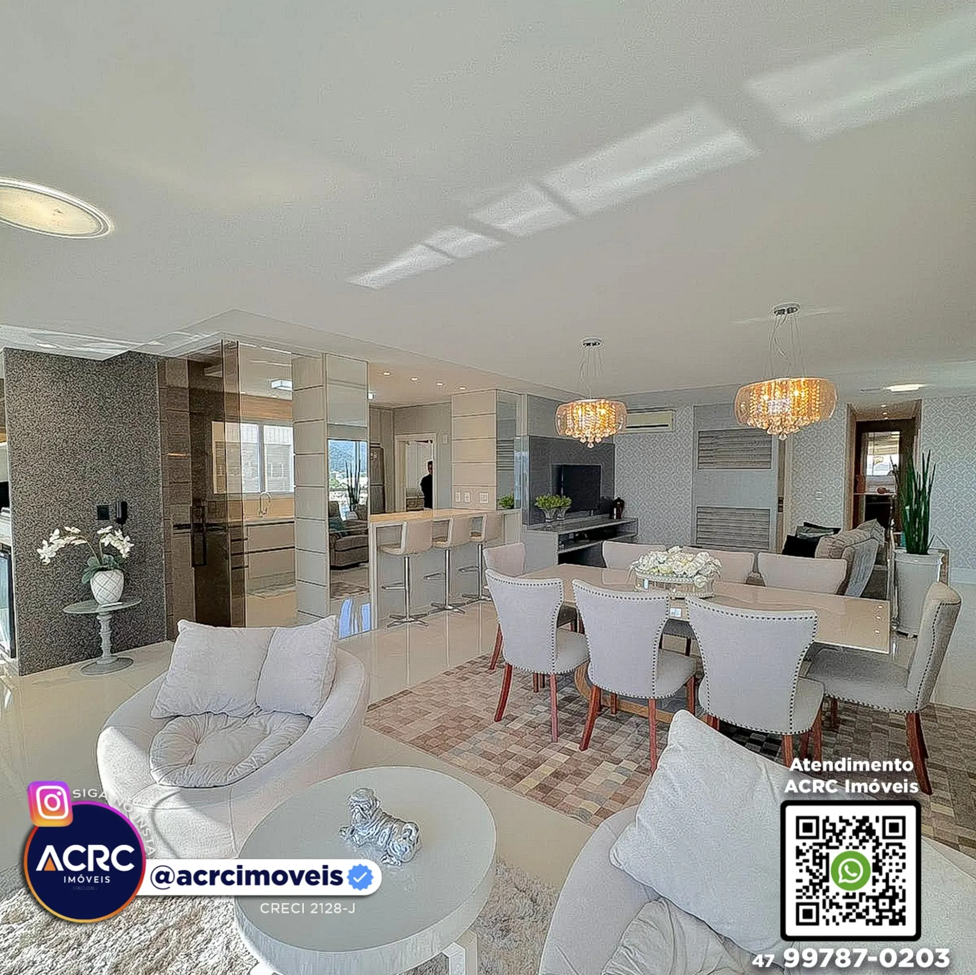 ACRC Imóveis - AP09992 - Apartamento beira mar a Venda no Bairro Barra Sul em Balneário Camboriú — foto 7