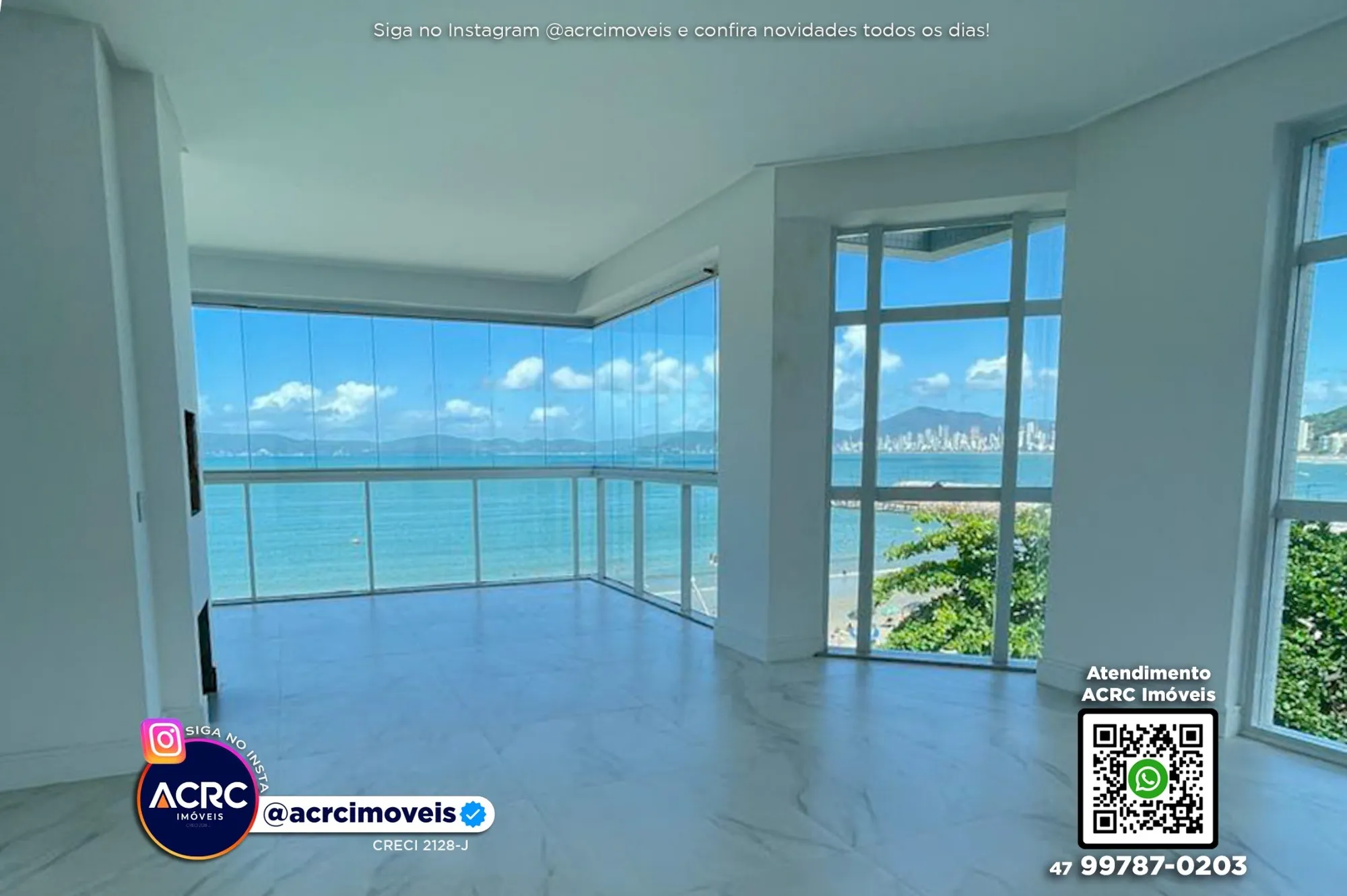 ACRC Imóveis - AP09991 - Apartamento beira mar a Venda no Centro de Itapema — foto 3