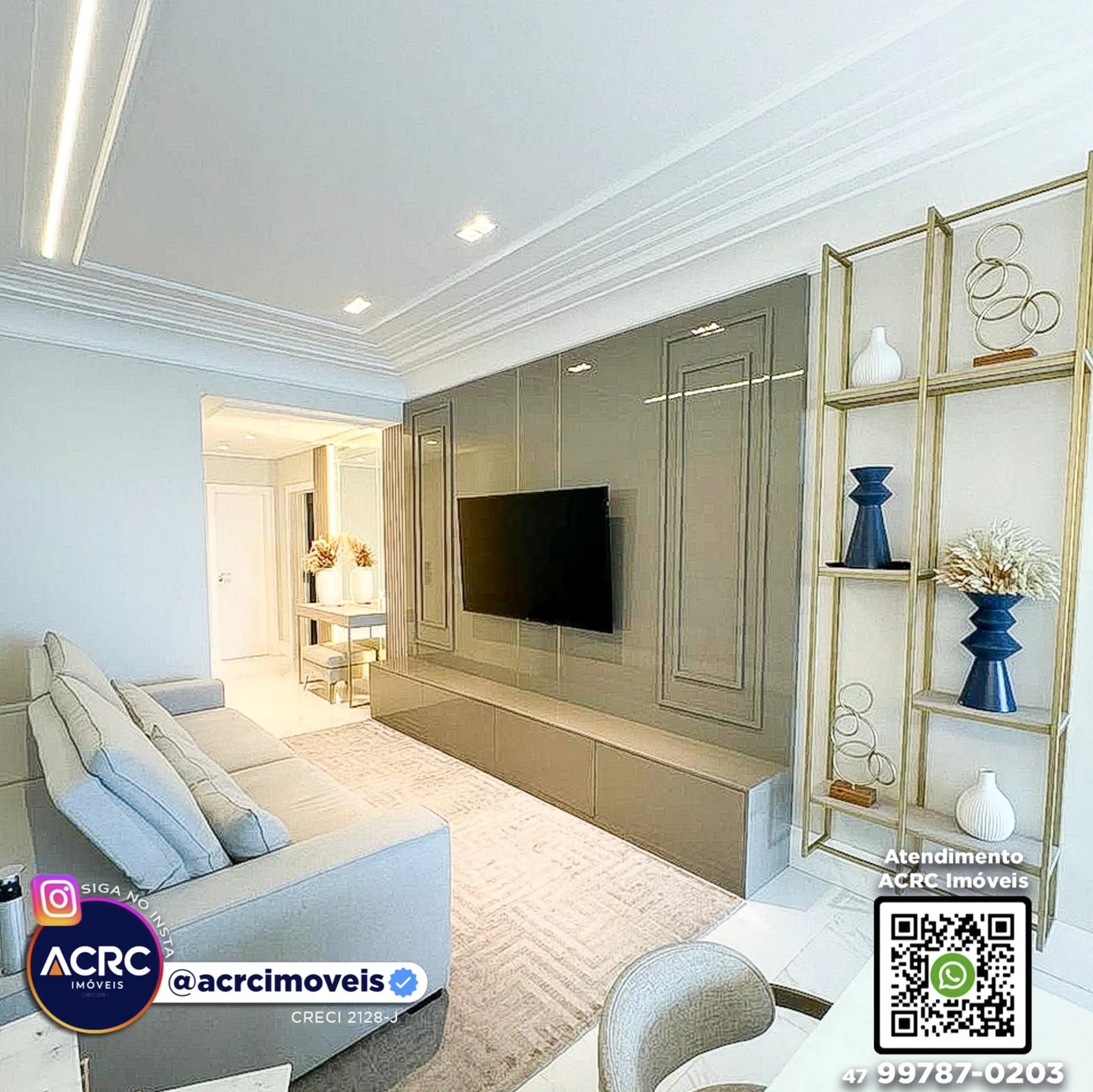 ACRC Imóveis - AP09990 - Apartamento beira mar a Venda no Centro de Itapema — foto 2