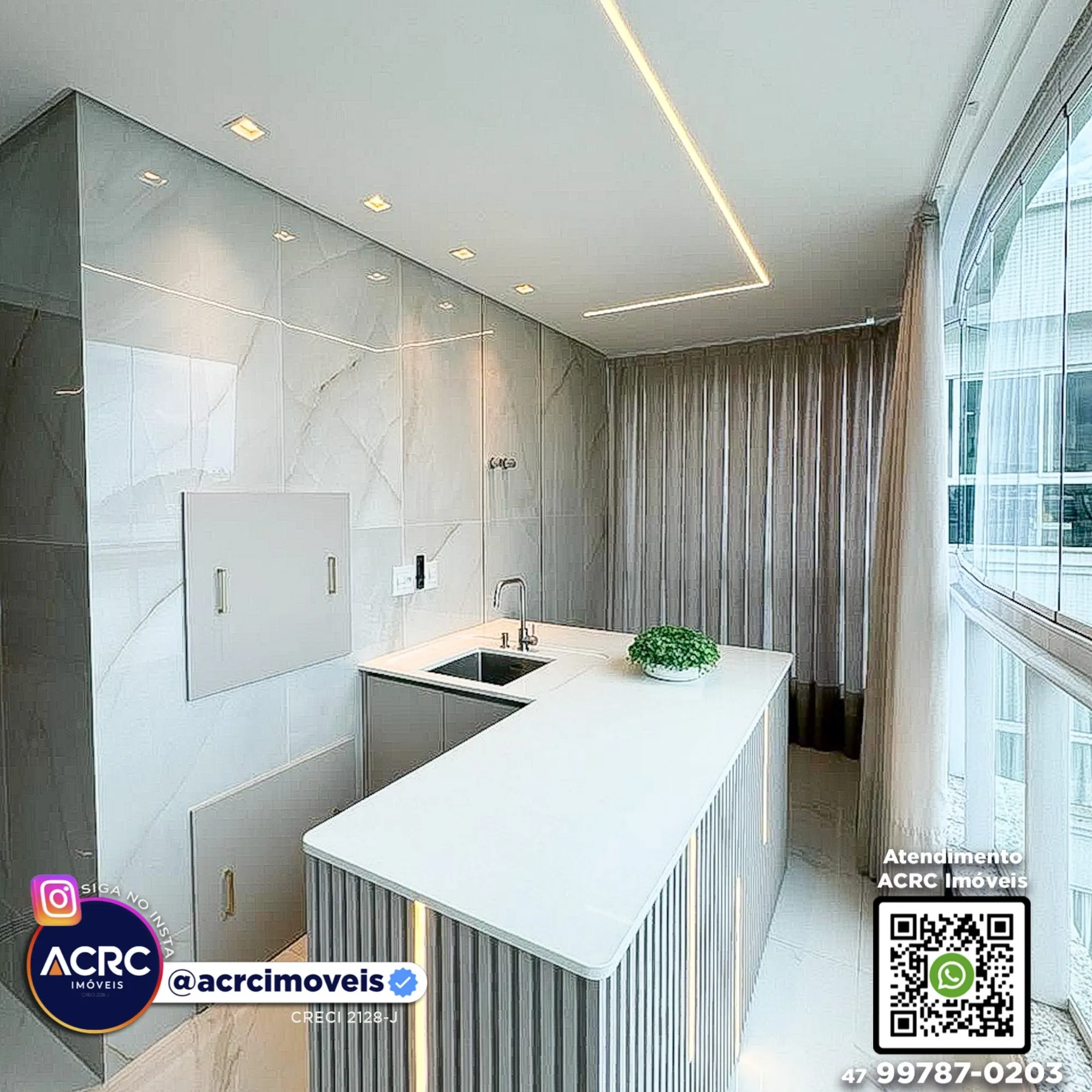 ACRC Imóveis - AP09990 - Apartamento beira mar a Venda no Centro de Itapema — foto 5