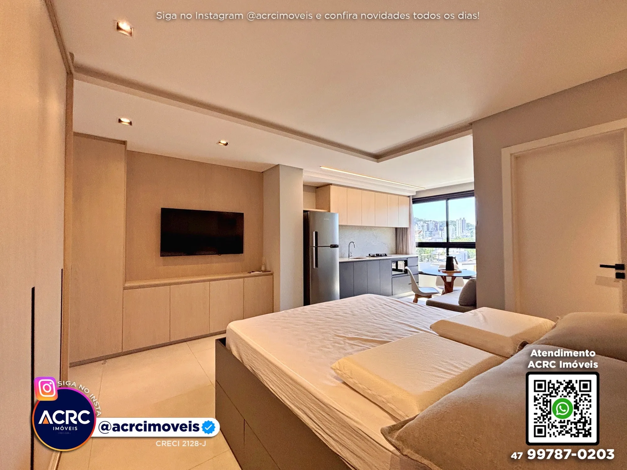 ACRC Imóveis - AP09988 - Apartamento para Locação no Bairro Centro em Blumenau — foto 5