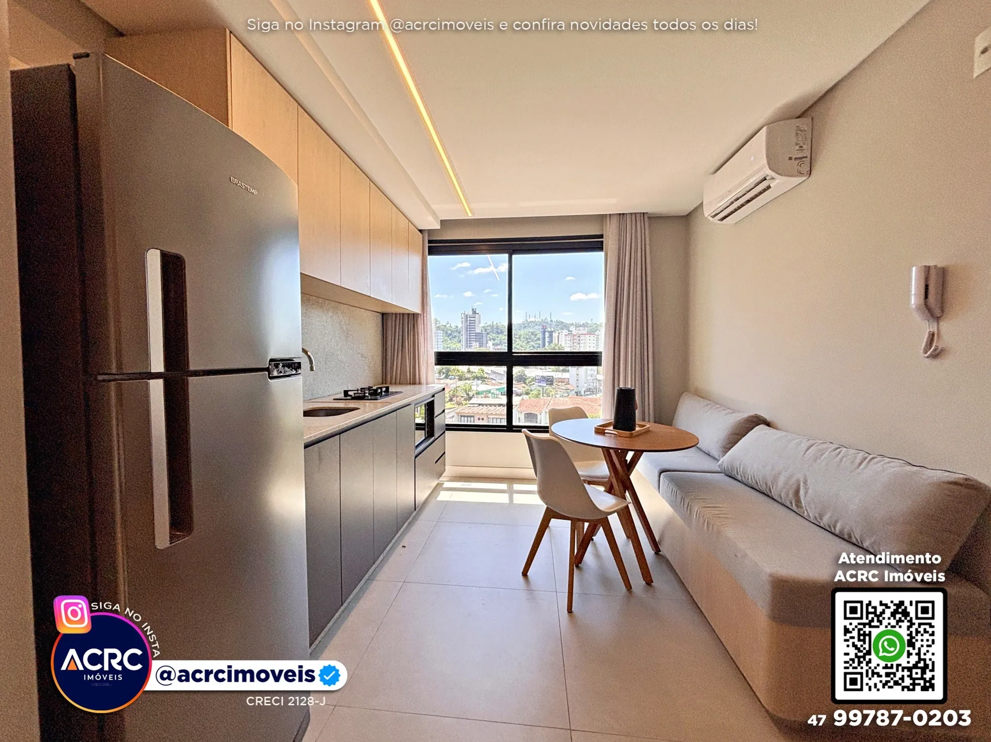 ACRC Imóveis - AP09988 - Apartamento para Locação no Bairro Centro em Blumenau — foto 7