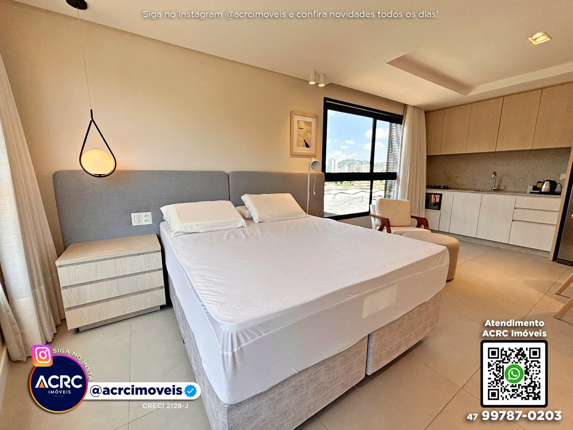 ACRC Imóveis - AP09987 - Apartamento para Locação no Bairro Centro em Blumenau — foto 6