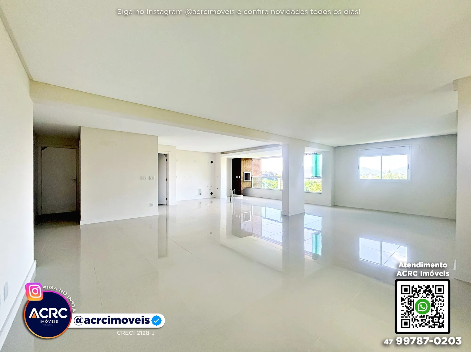 ACRC Imóveis - AP09985 - Apartamento unificado a Venda no Bairro Itoupava Seca em Blumenau - foto 1