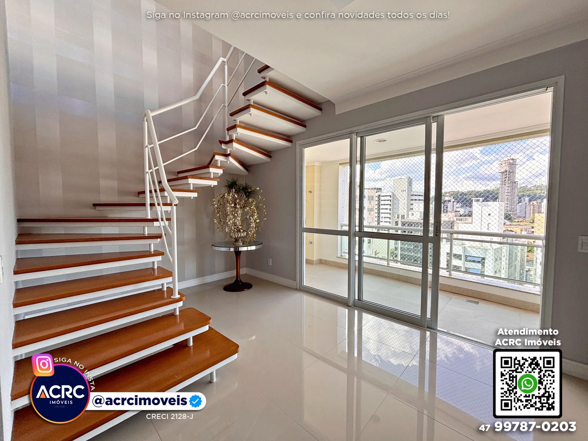 ACRC Imóveis - AP09966 - Cobertura Duplex a Venda no Bairro Jardim Blumenau — foto 6