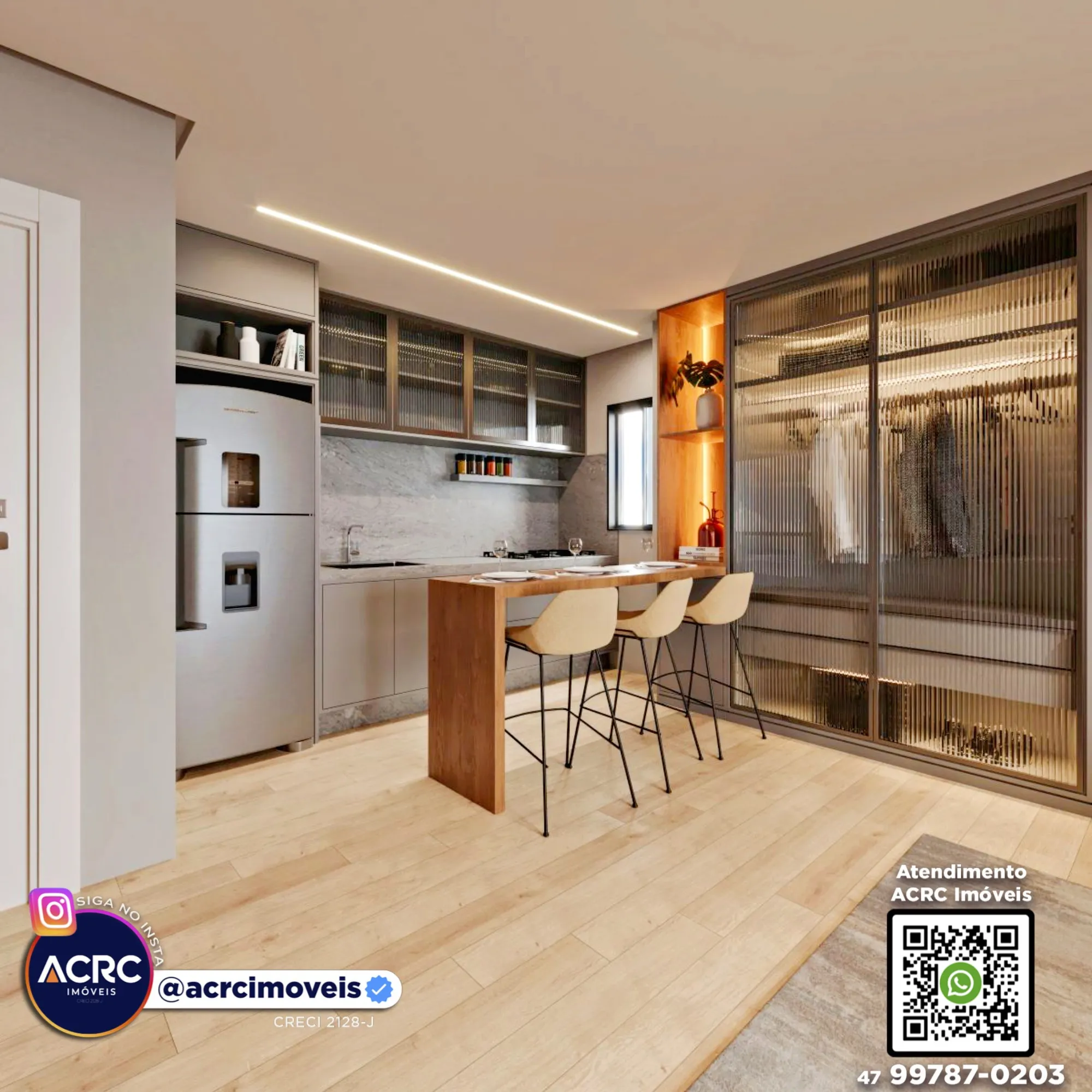 ACRC Imóveis - AP09965 - Apartamento em construção a Venda no Bairro Centro em Blumenau — foto 3
