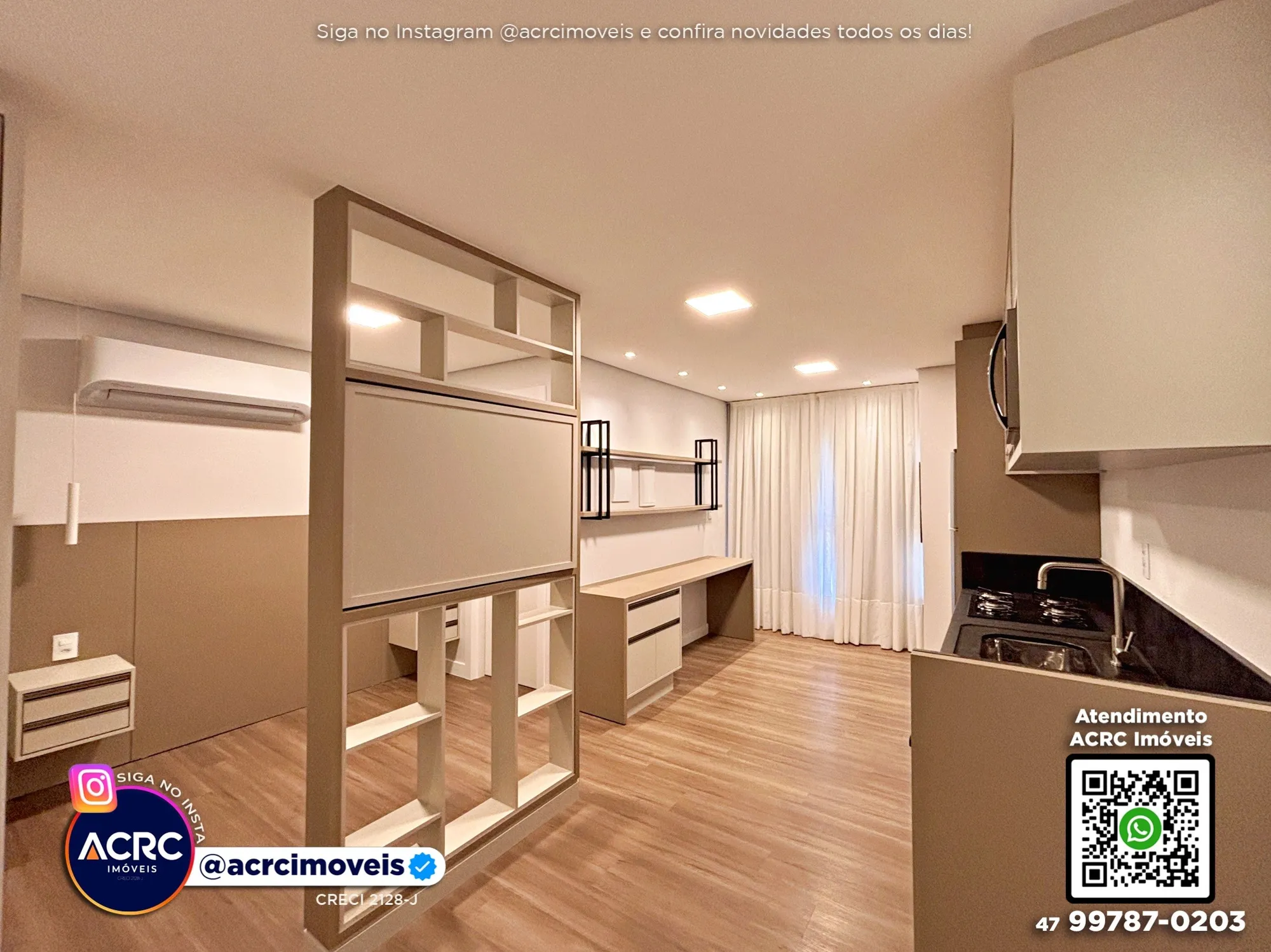 ACRC Imóveis - AP09964 - Apartamento para Locação no Bairro Centro em Blumenau - foto 1