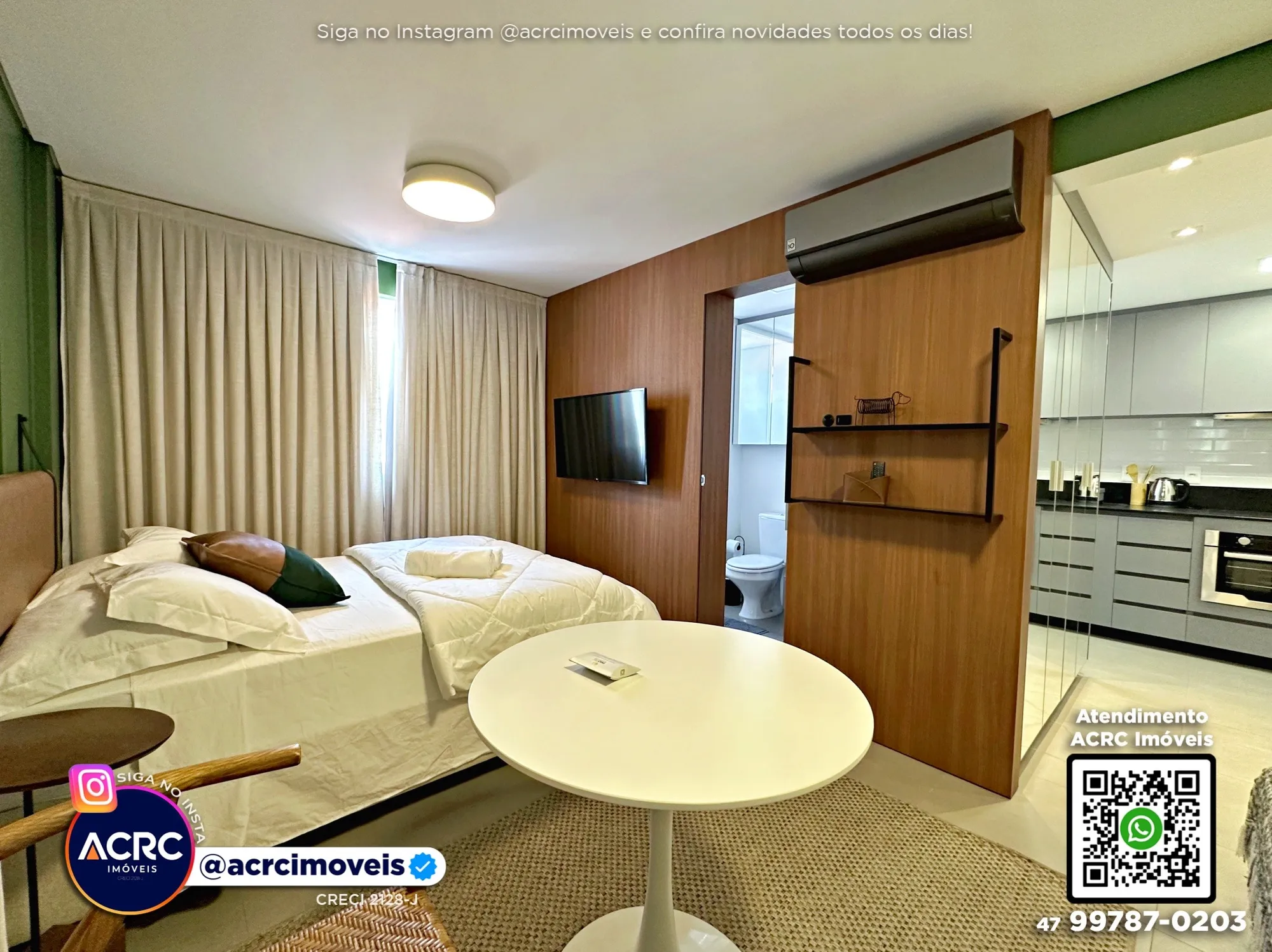 ACRC Imóveis - AP09957 - Apartamento Loft a Venda no Bairro Velha em Blumenau - foto 1