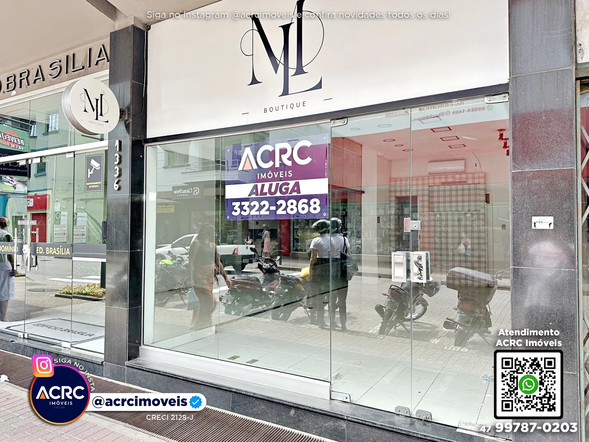 ACRC Imóveis - LJ00510 - Loja comercial para Locação no Bairro Centro em Blumenau - foto 1