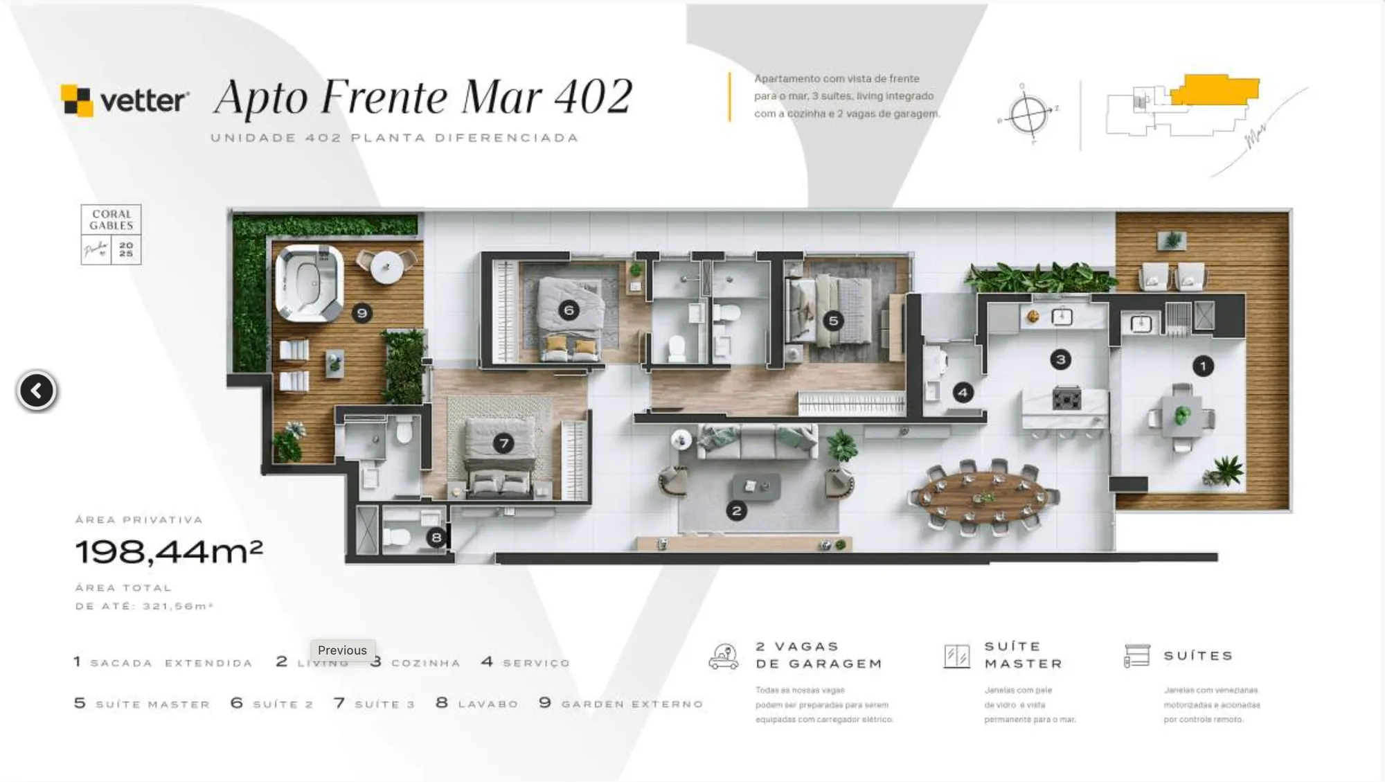 ACRC Imóveis - AP09943 - Apartamento beira mar a Venda em Penha — foto 4