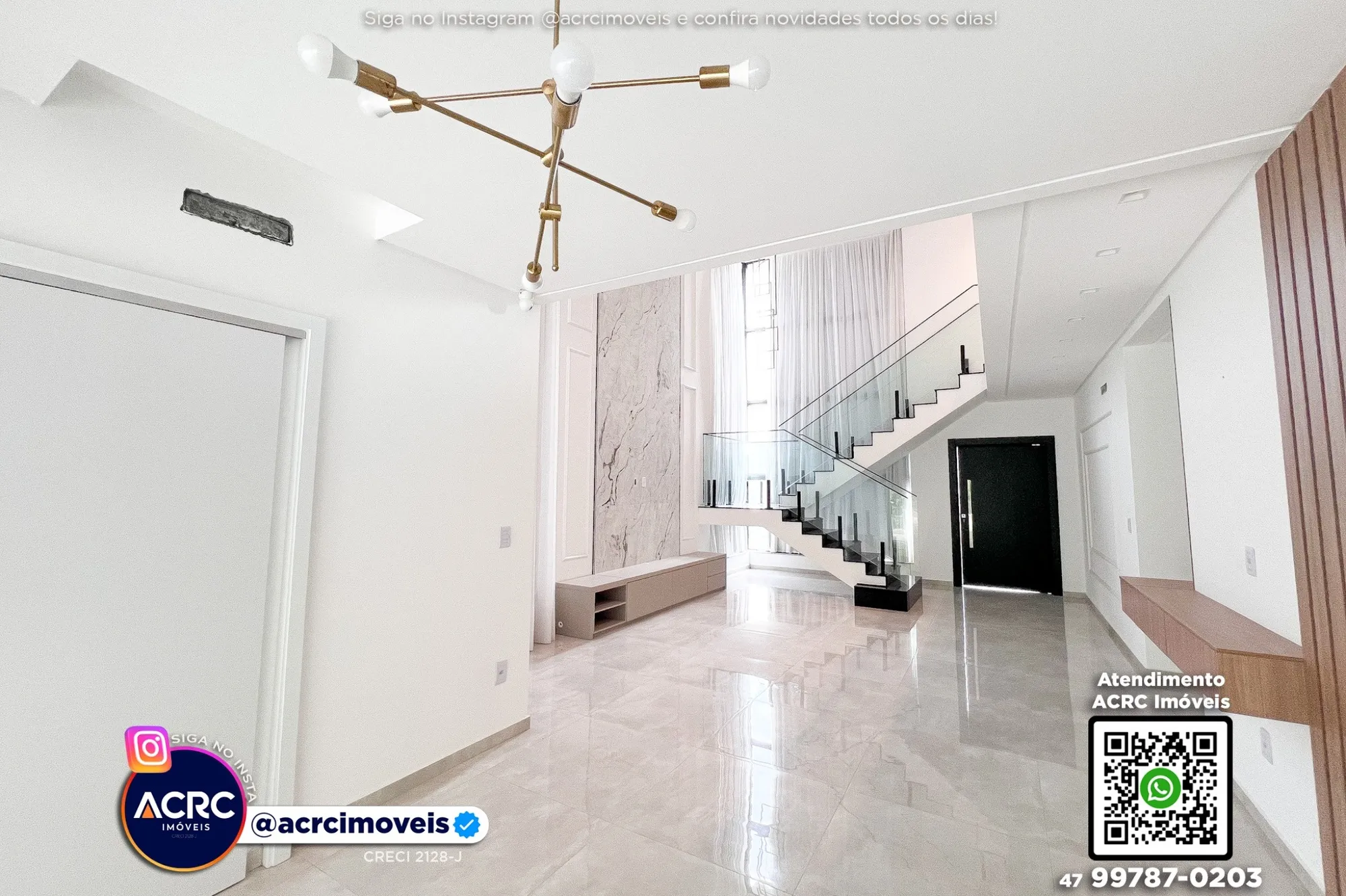 ACRC Imóveis - CA03659 - Casa em condomínio fechado a Venda no Bairro Ponta Aguda em Blumenau — foto 5